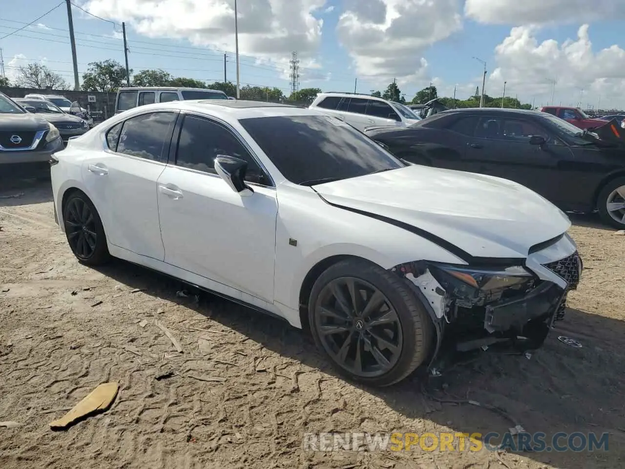 4 Photograph of a damaged car JTHBZ1B2XR5078254 LEXUS IS 350 F S 2024