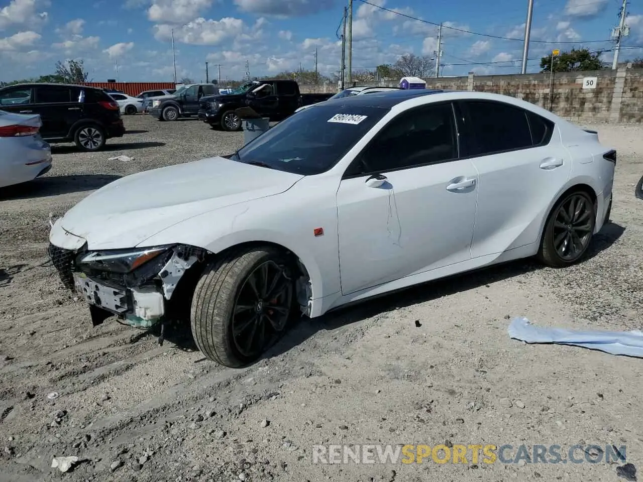 1 Фотография поврежденного автомобиля JTHBZ1B2XR5080277 LEXUS IS 350 F S 2024