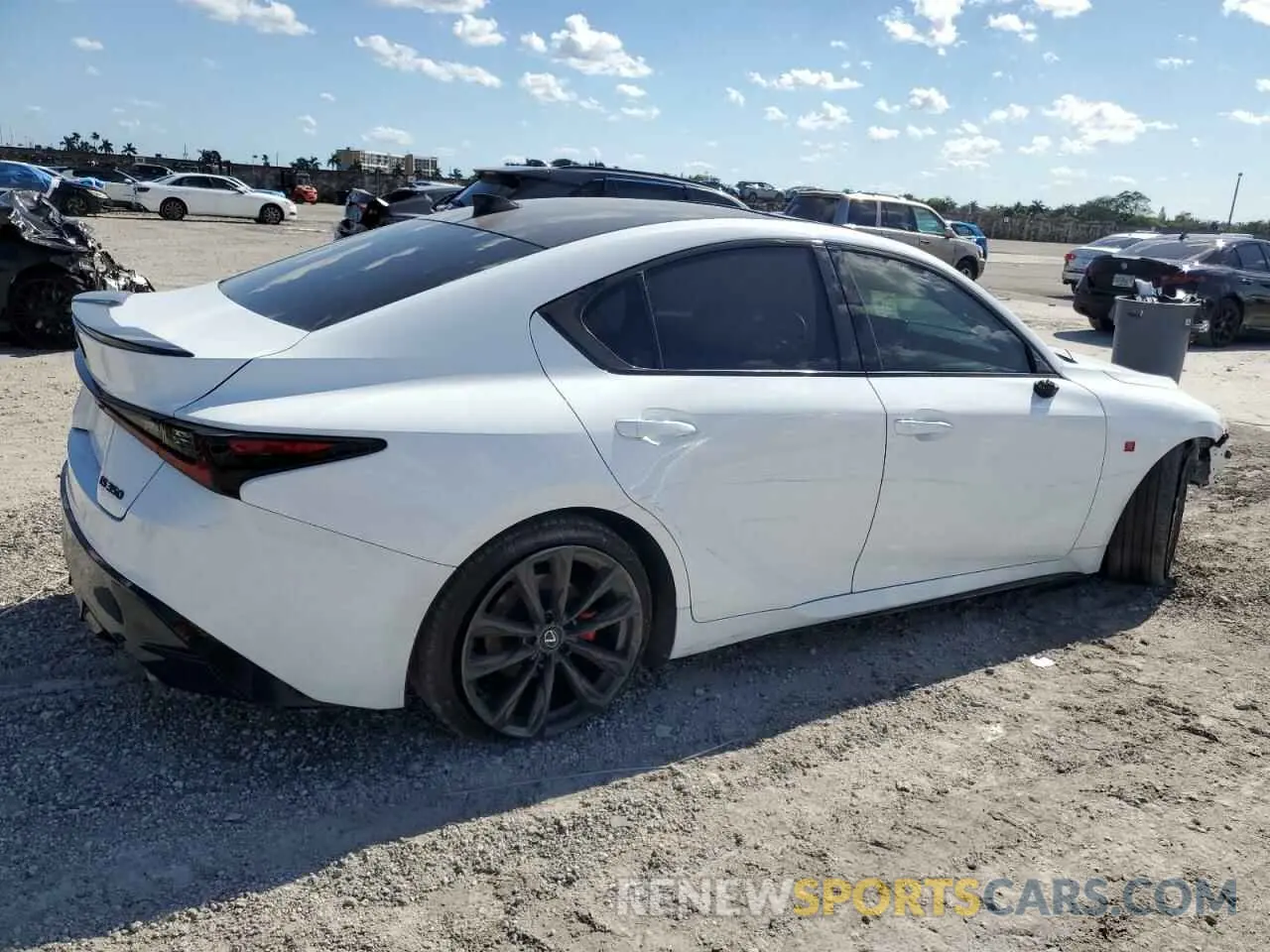 3 Фотография поврежденного автомобиля JTHBZ1B2XR5080277 LEXUS IS 350 F S 2024