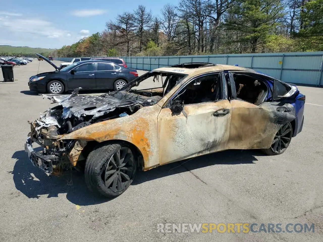 1 Photograph of a damaged car JTHBZ1E21R5037572 LEXUS IS 350 F S 2024