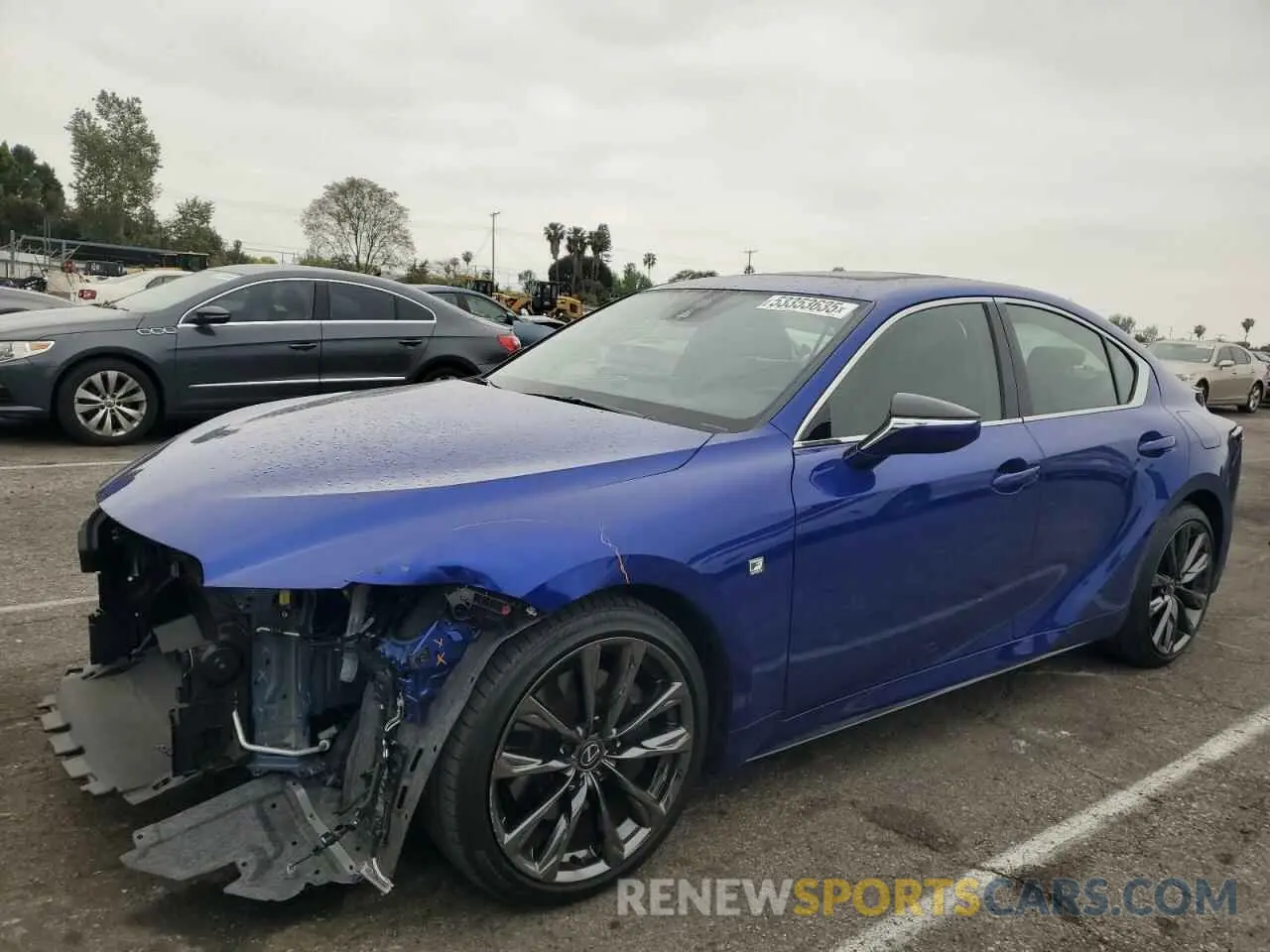 1 Photograph of a damaged car JTHGZ1B25R5078460 LEXUS IS 350 F S 2024