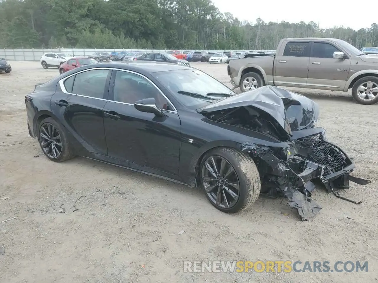 4 Фотография поврежденного автомобиля JTHGZ1B26R5077771 LEXUS IS 350 F S 2024