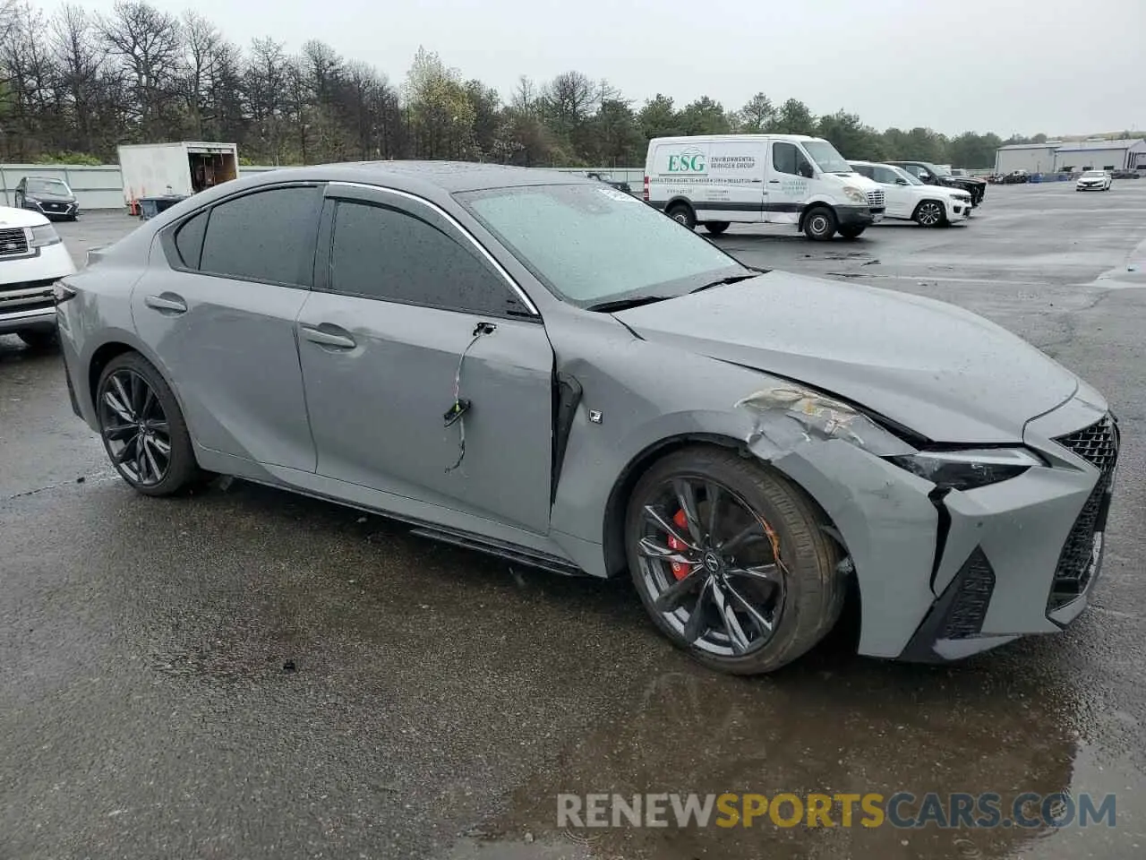 4 Фотография поврежденного автомобиля JTHGZ1E27R5033175 LEXUS IS 350 F S 2024