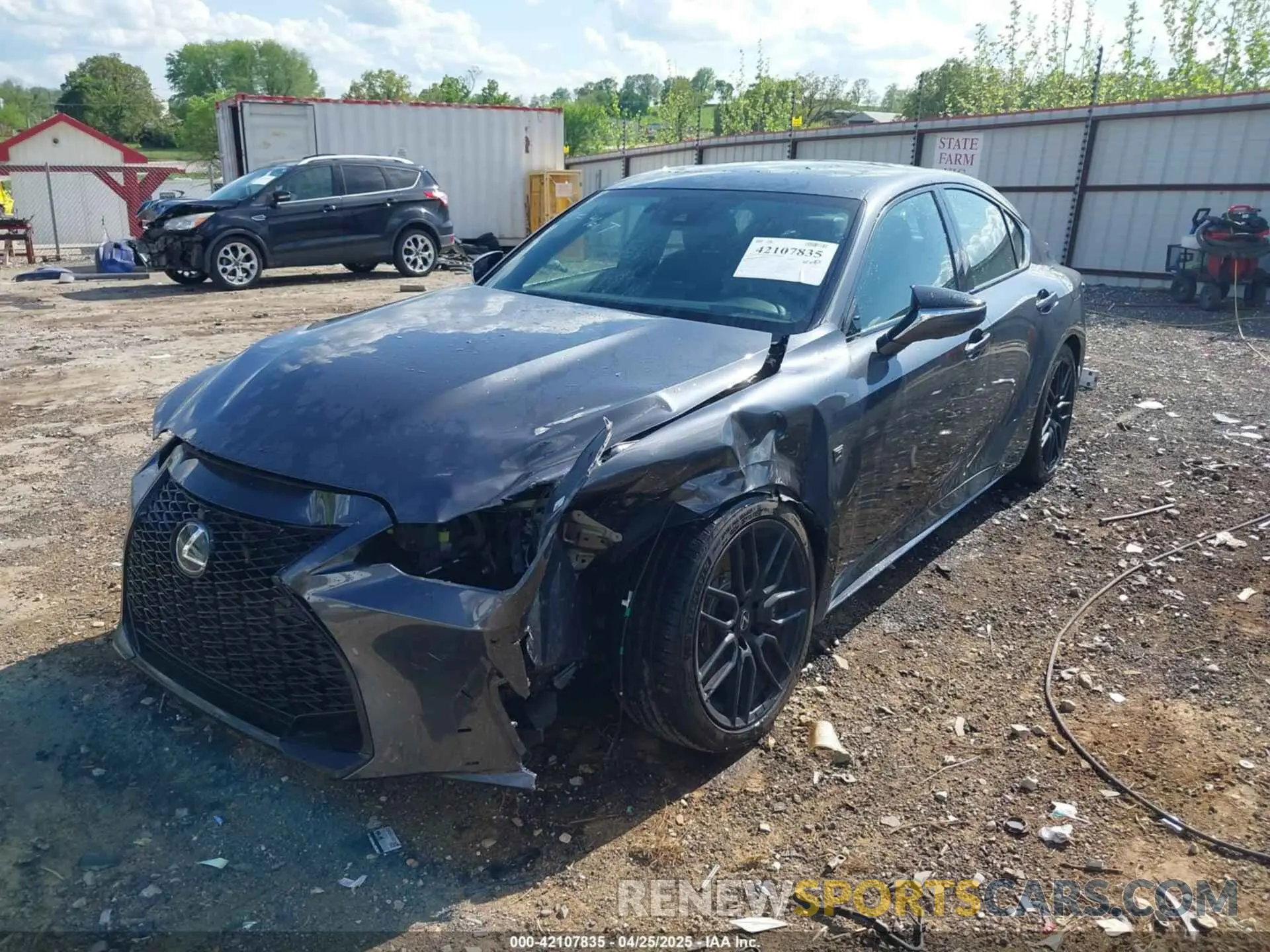 2 Photograph of a damaged car JTHAP1D21P5003423 LEXUS IS 500 2023