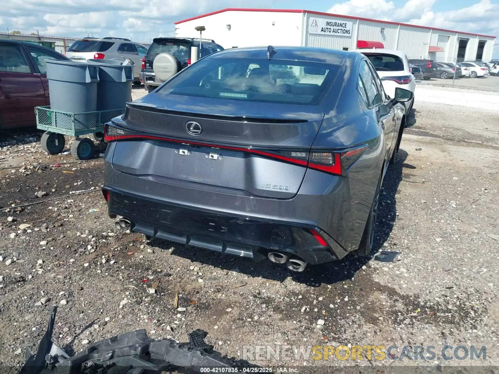 4 Photograph of a damaged car JTHAP1D21P5003423 LEXUS IS 500 2023