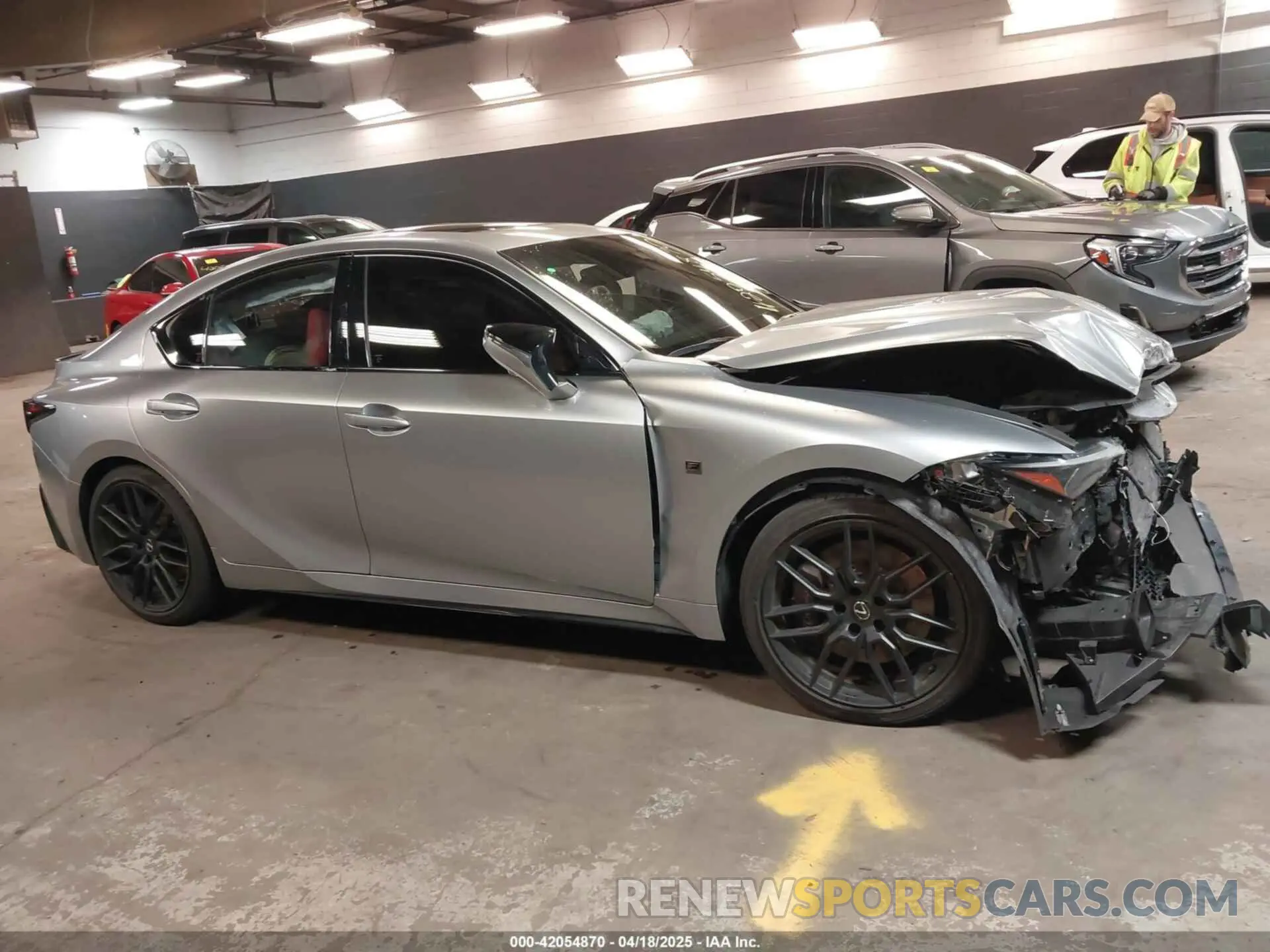 12 Photograph of a damaged car JTHAP1D25P5002890 LEXUS IS 500 2023