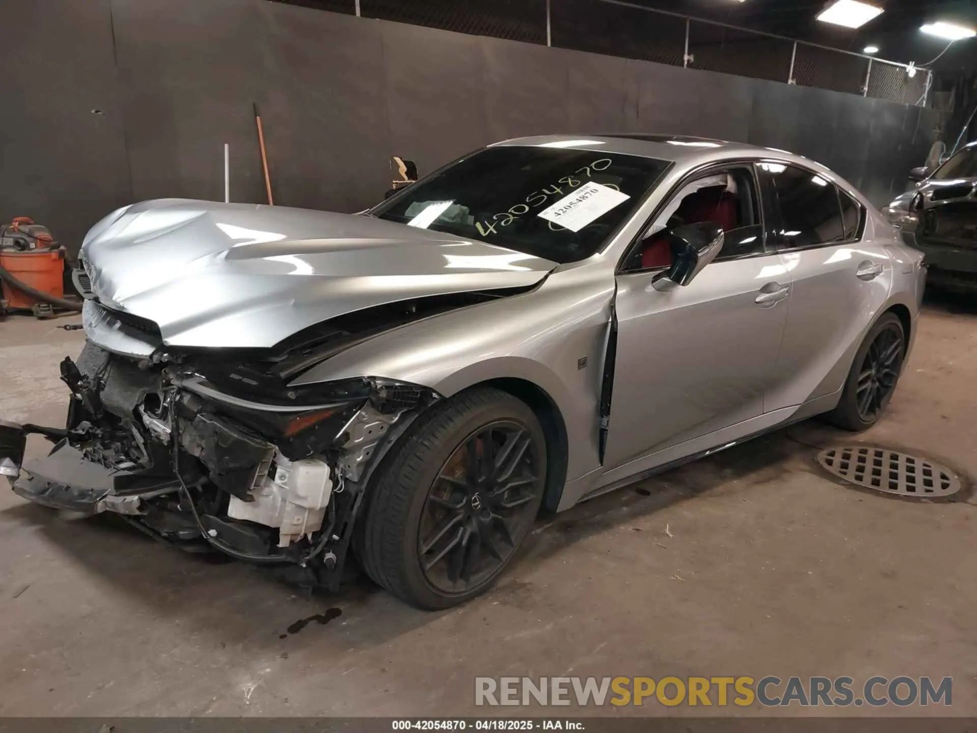 2 Photograph of a damaged car JTHAP1D25P5002890 LEXUS IS 500 2023