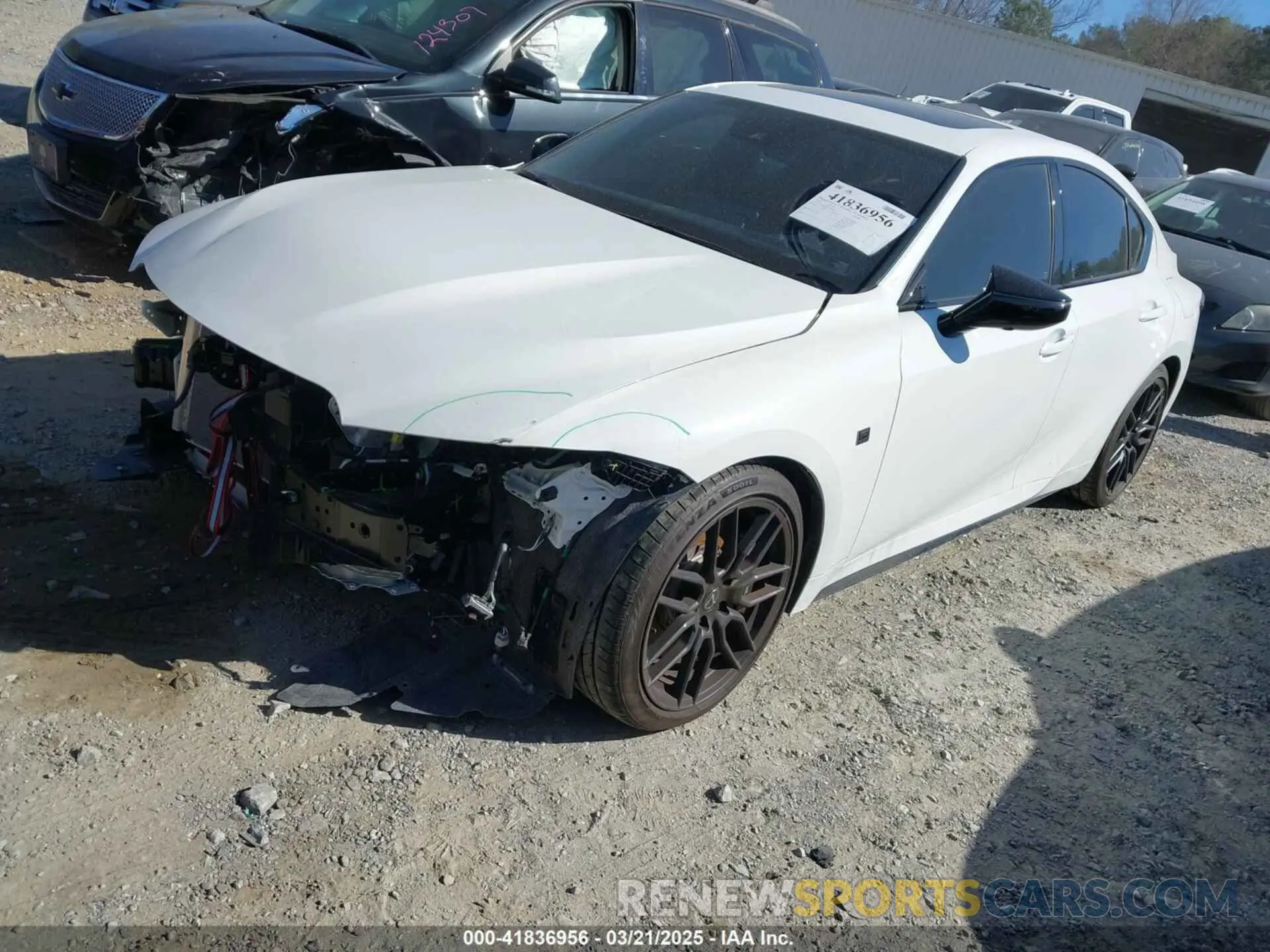 2 Photograph of a damaged car JTHAP1D28R5006211 LEXUS IS 500 2024
