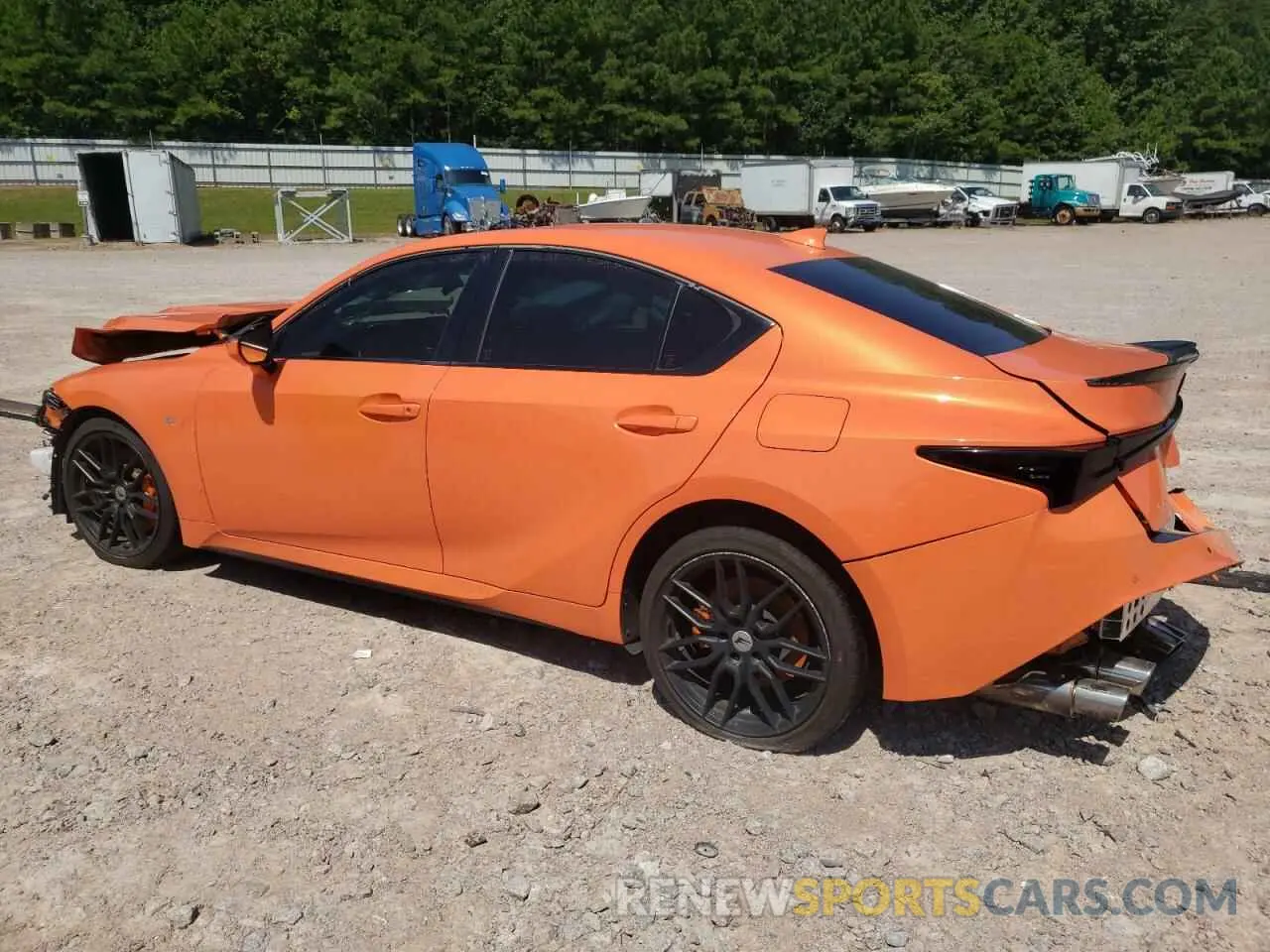 2 Фотография поврежденного автомобиля JTHAP1D22P5002295 LEXUS IS 500 F S 2023
