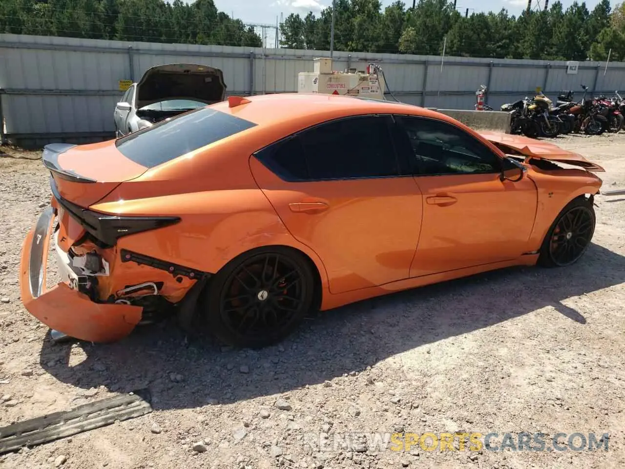 3 Фотография поврежденного автомобиля JTHAP1D22P5002295 LEXUS IS 500 F S 2023