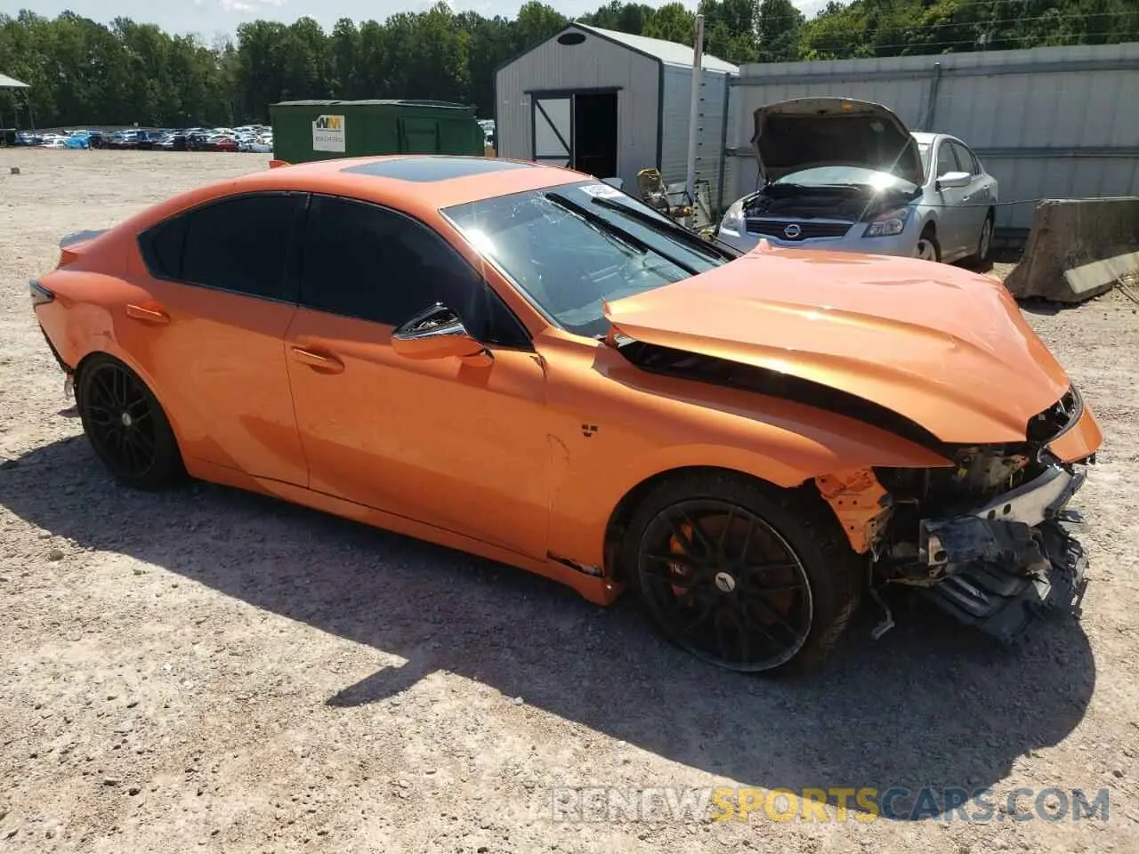4 Фотография поврежденного автомобиля JTHAP1D22P5002295 LEXUS IS 500 F S 2023