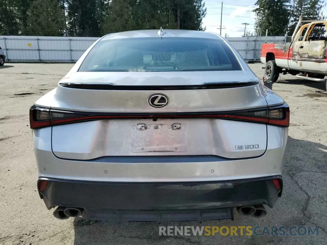 6 Фотография поврежденного автомобиля JTHAP1D24P5003139 LEXUS IS 500 F S 2023