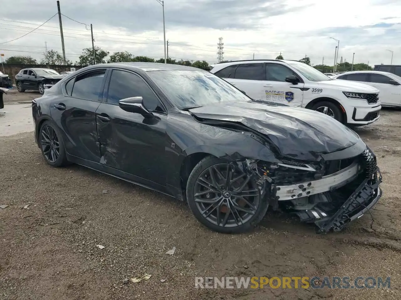 4 Photograph of a damaged car JTHAP1D25P5003618 LEXUS IS 500 F S 2023