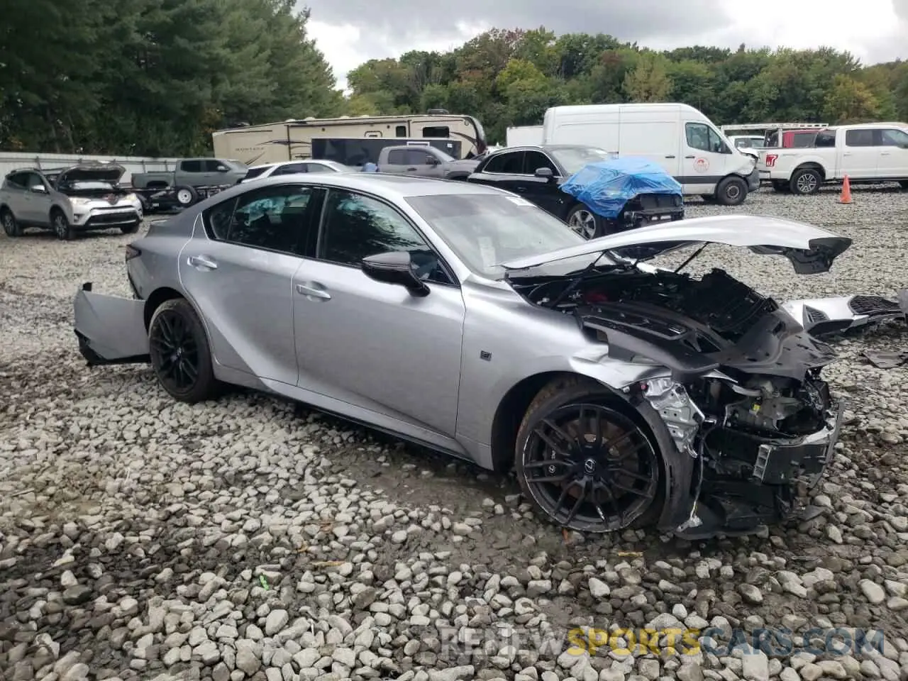 4 Photograph of a damaged car JTHAP1D27R5005356 LEXUS IS 500 F S 2024