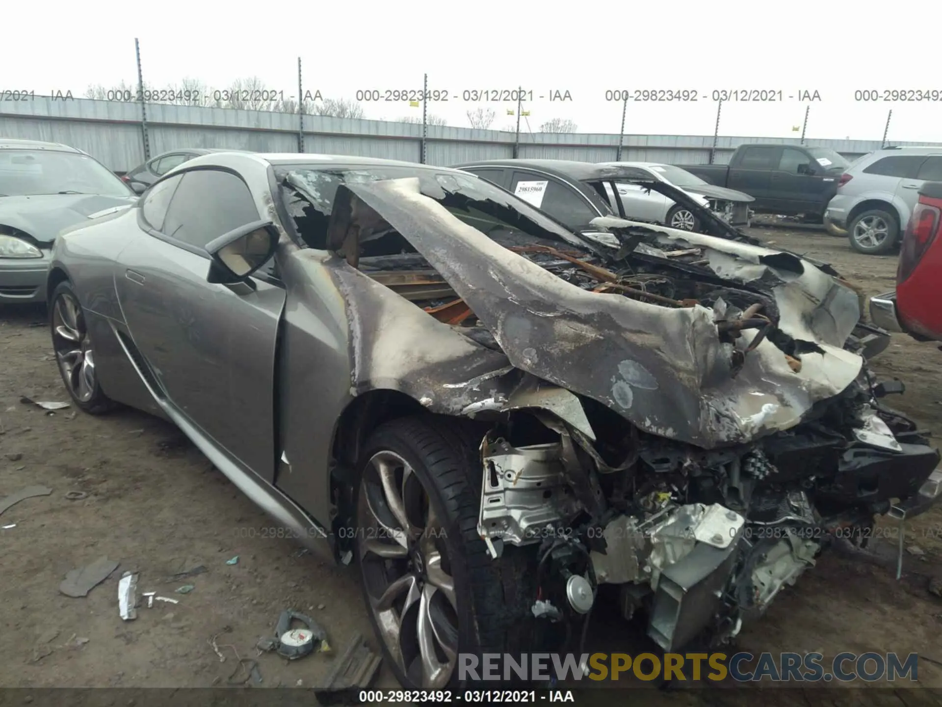 1 Фотография поврежденного автомобиля JTHHP5AY0KA006330 LEXUS LC 2019