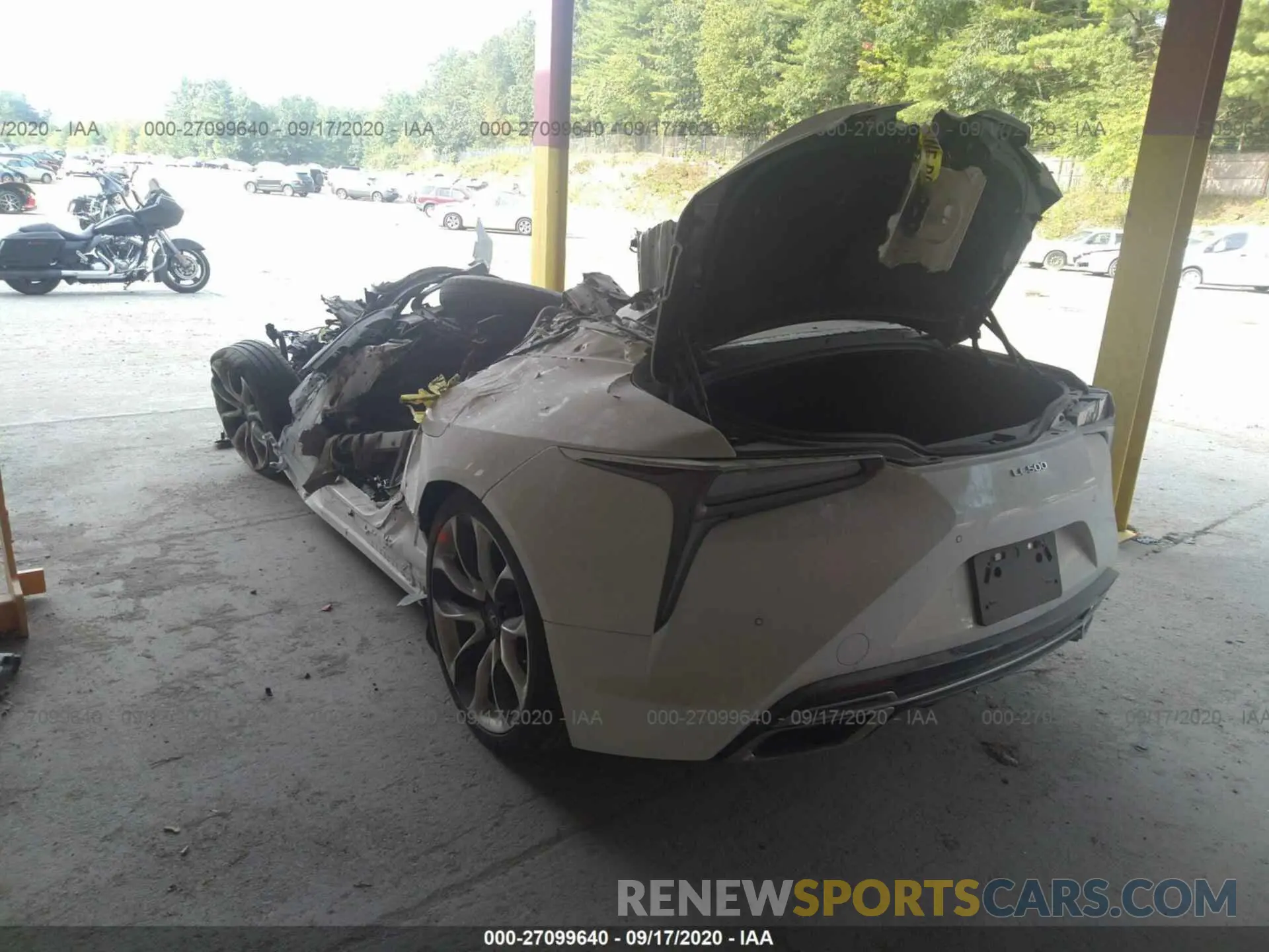 3 Photograph of a damaged car JTHHP5AY3KA006855 LEXUS LC 2019