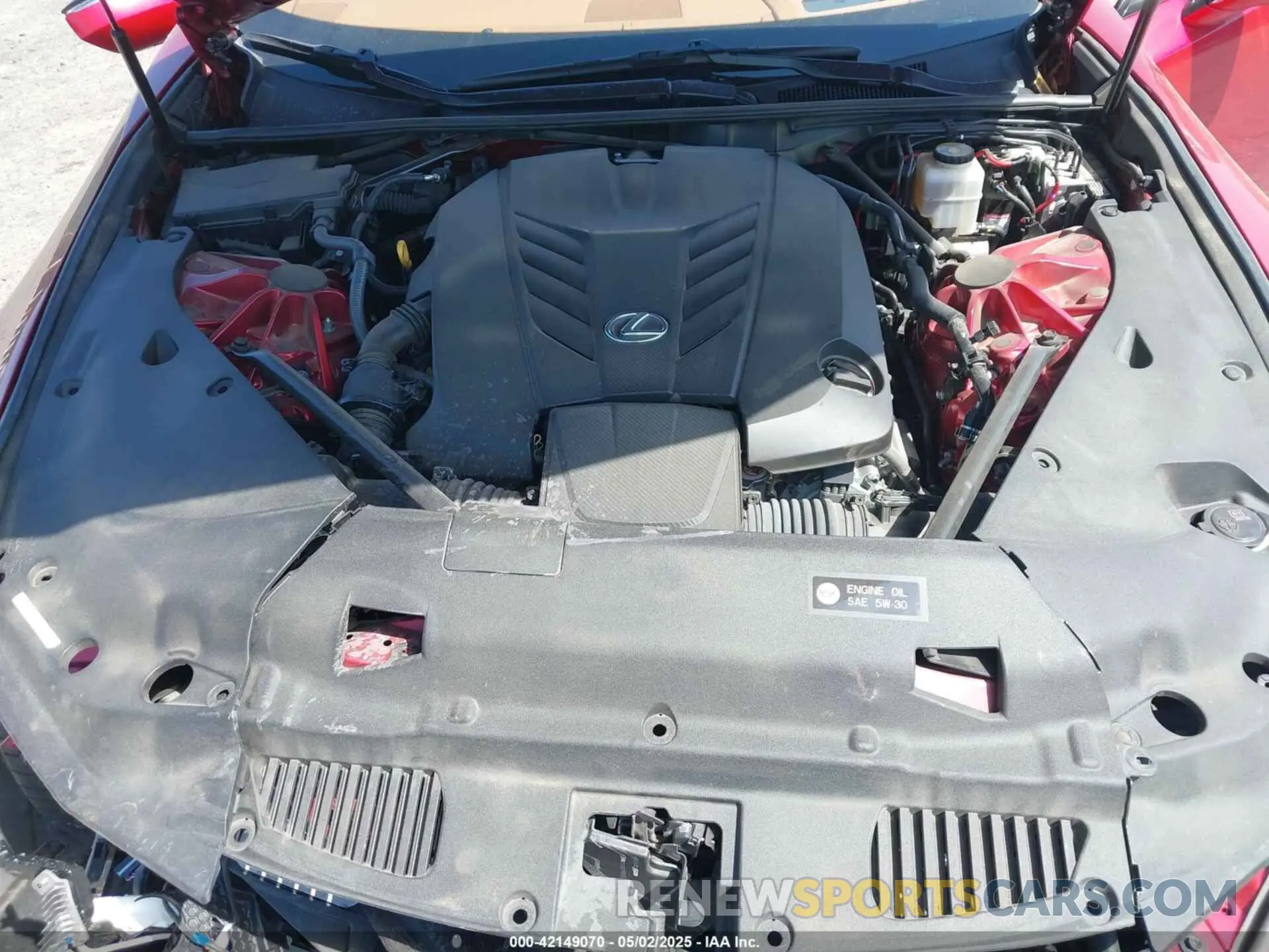 10 Photograph of a damaged car JTHAP5AY3MA103106 LEXUS LC 500 2021