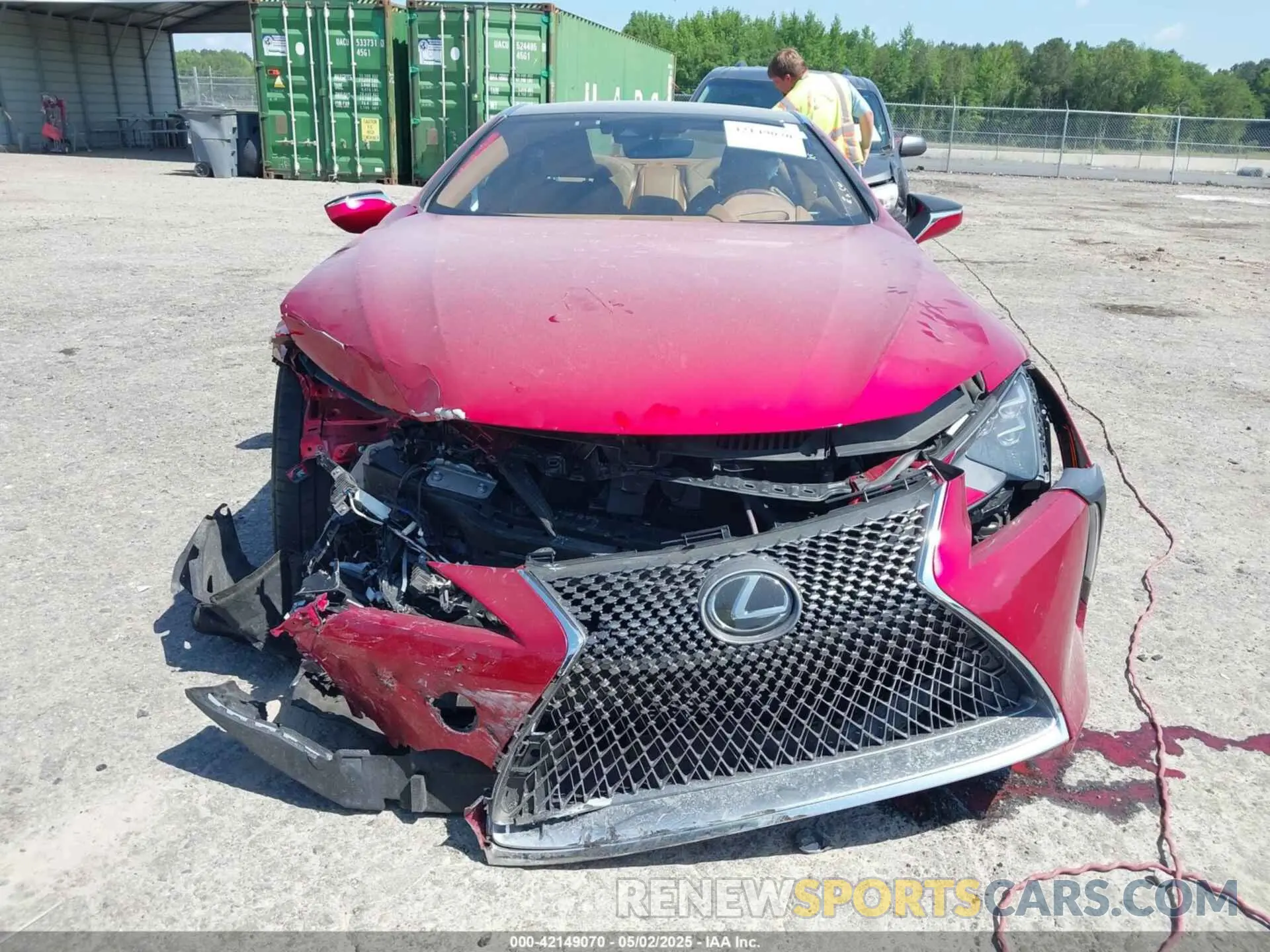 13 Photograph of a damaged car JTHAP5AY3MA103106 LEXUS LC 500 2021
