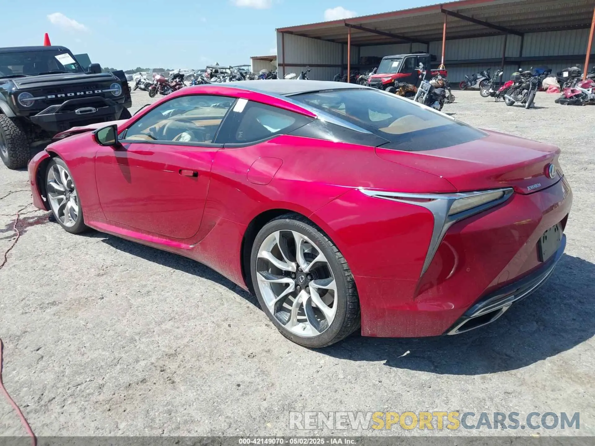 3 Photograph of a damaged car JTHAP5AY3MA103106 LEXUS LC 500 2021