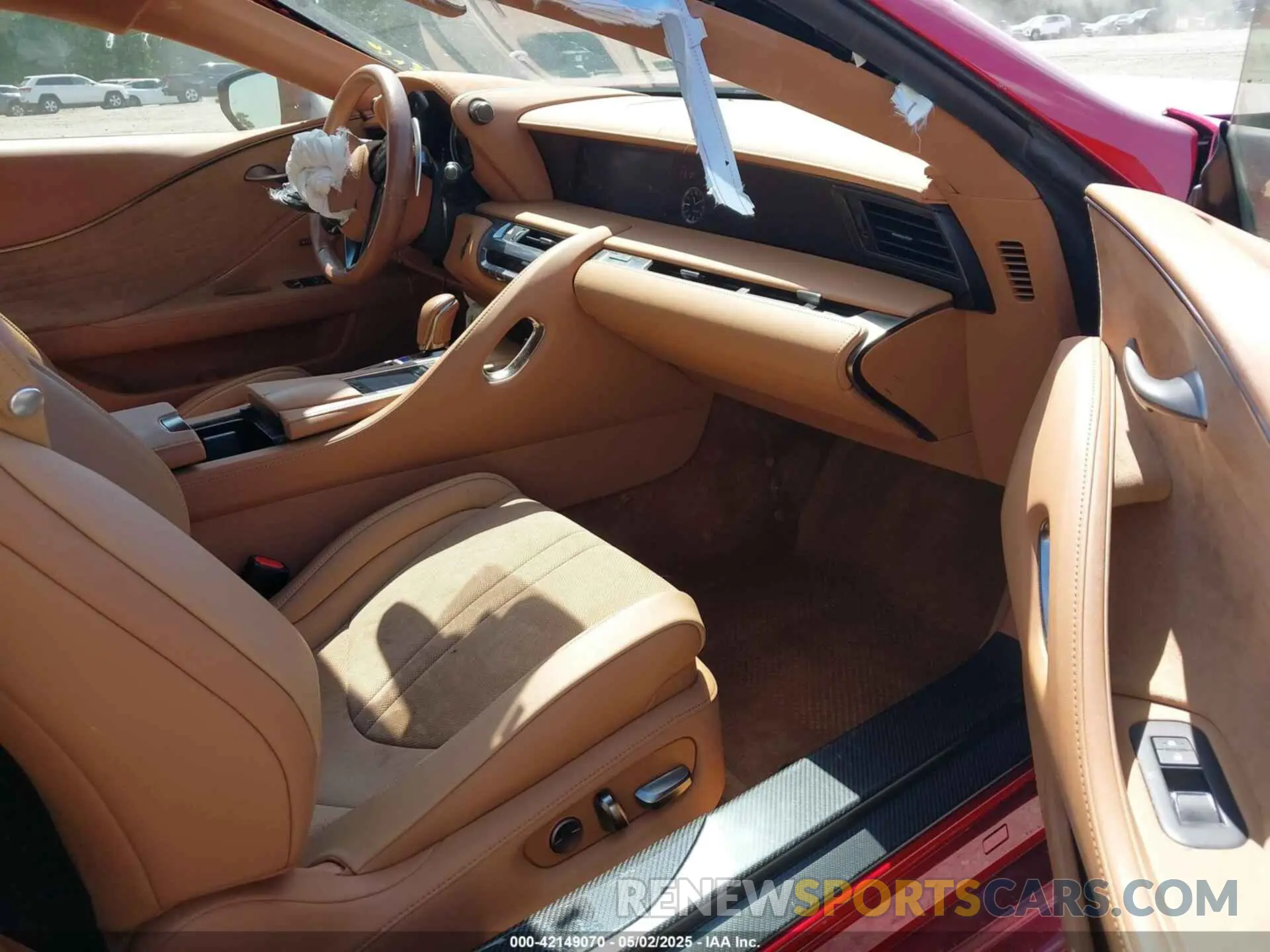5 Photograph of a damaged car JTHAP5AY3MA103106 LEXUS LC 500 2021