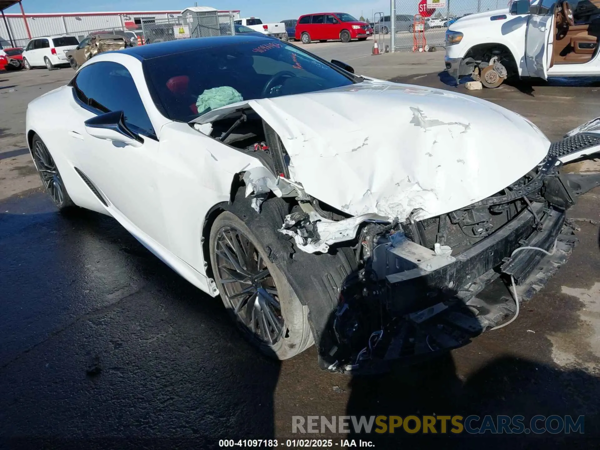 1 Фотография поврежденного автомобиля JTHBP5AY8RA110323 LEXUS LC 500 2024
