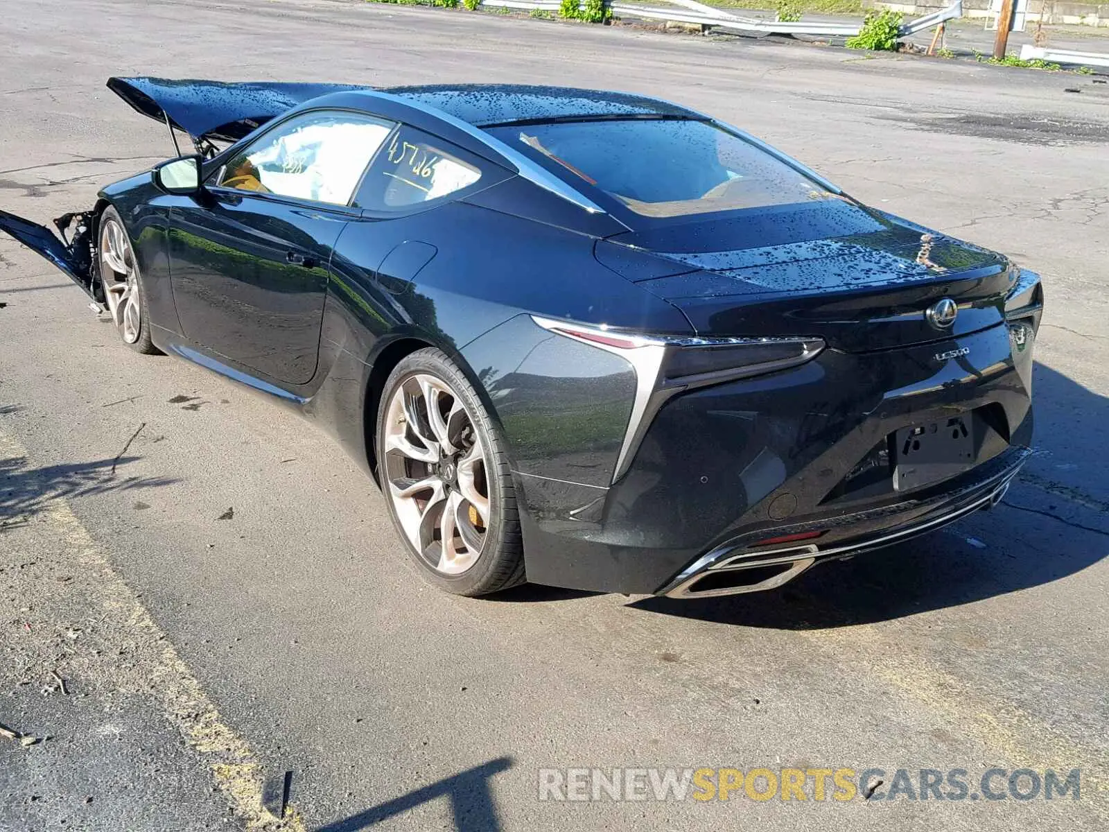 3 Photograph of a damaged car JTHHP5AY9KA006293 LEXUS LC500 2019