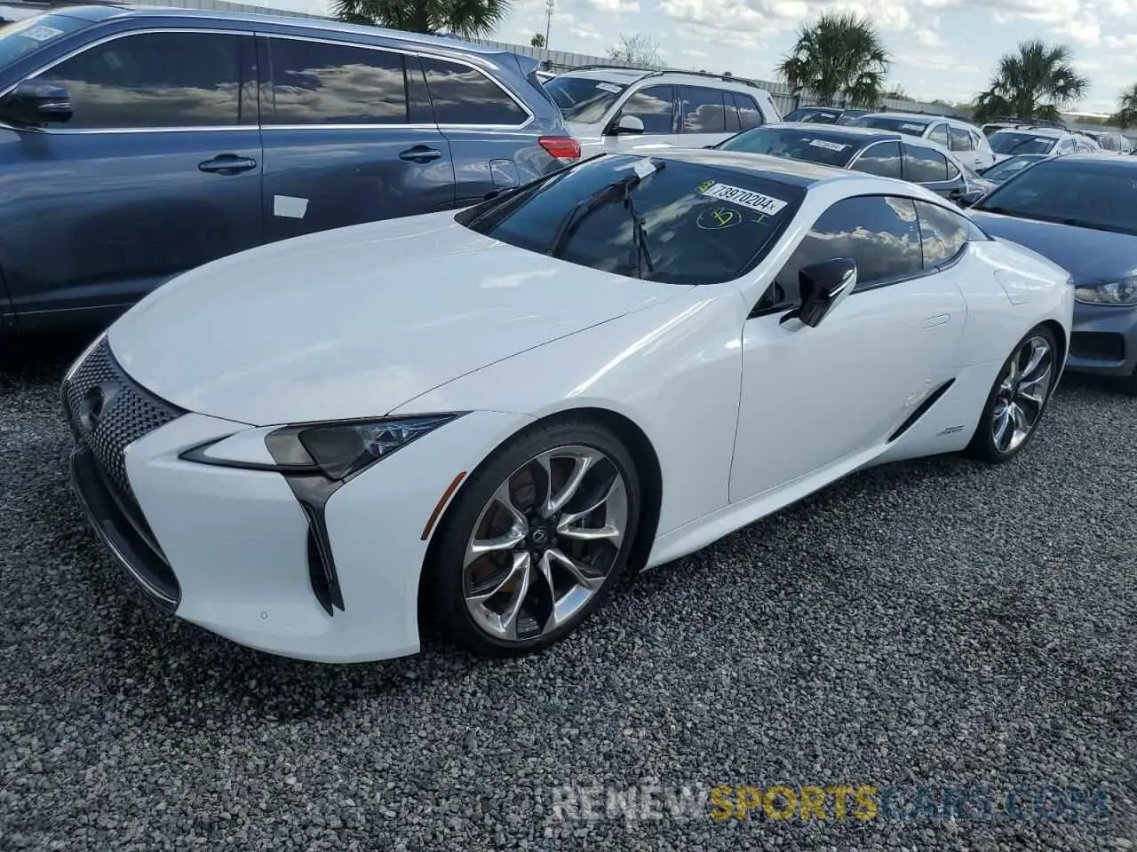 1 Фотография поврежденного автомобиля JTHBY5AY8LA001946 LEXUS LC500 2020