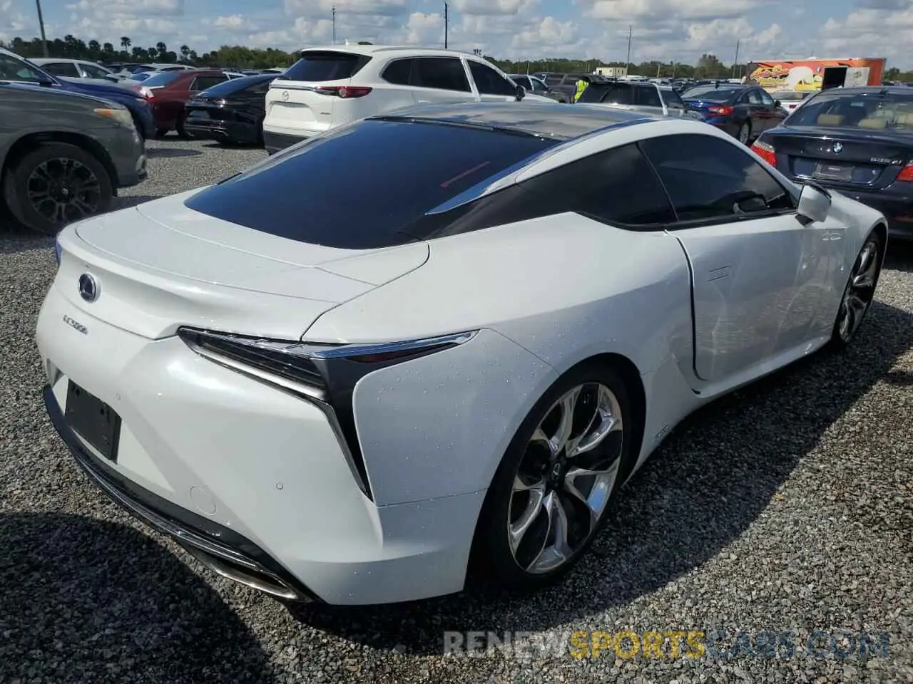 3 Фотография поврежденного автомобиля JTHBY5AY8LA001946 LEXUS LC500 2020