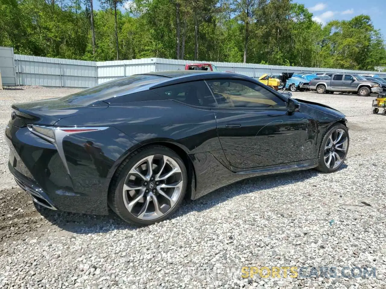 3 Photograph of a damaged car JTHAP5AY8MA100492 LEXUS LC500 2021