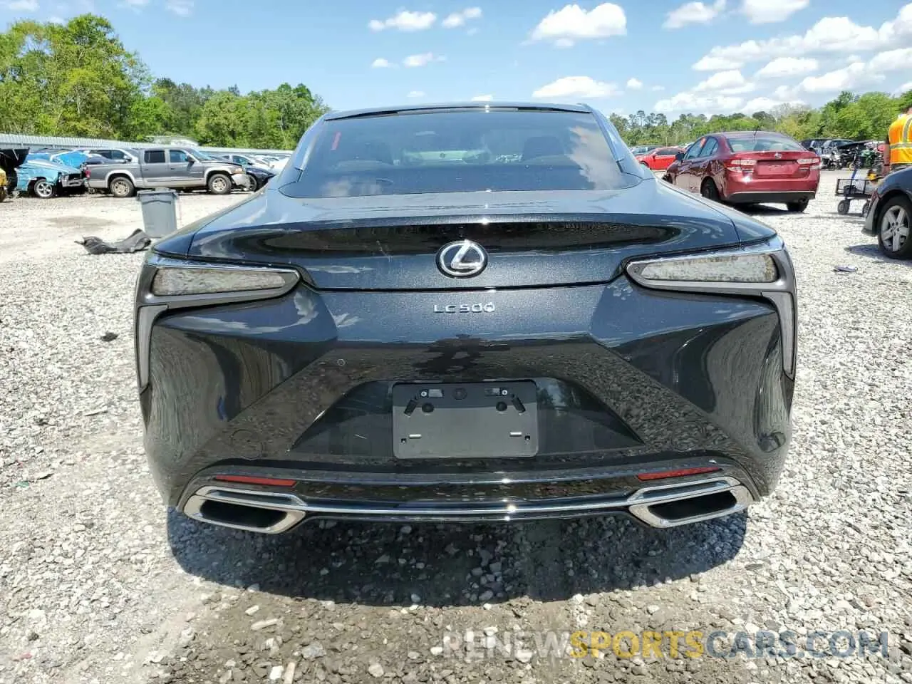 6 Photograph of a damaged car JTHAP5AY8MA100492 LEXUS LC500 2021