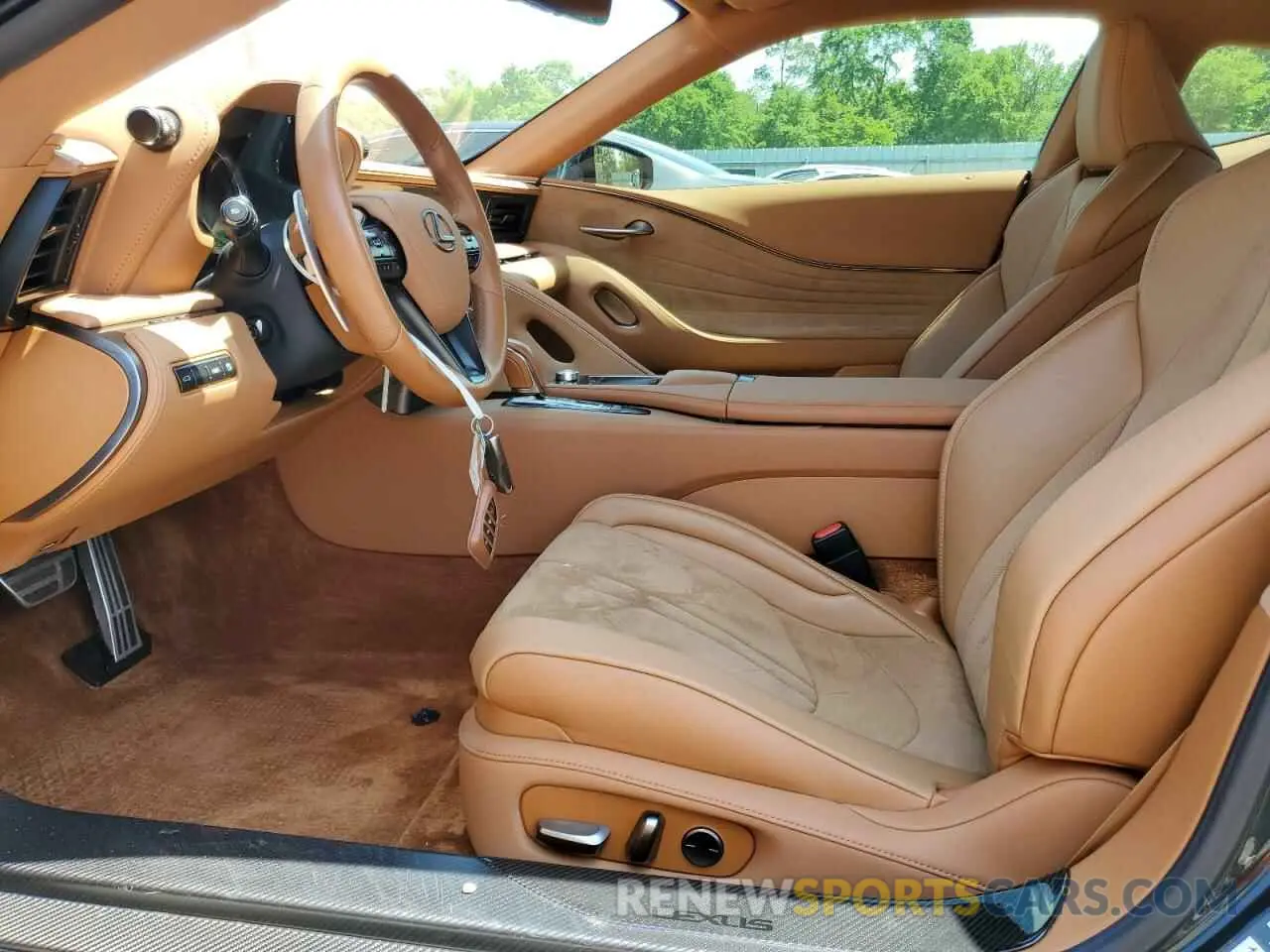 7 Photograph of a damaged car JTHAP5AY8MA100492 LEXUS LC500 2021