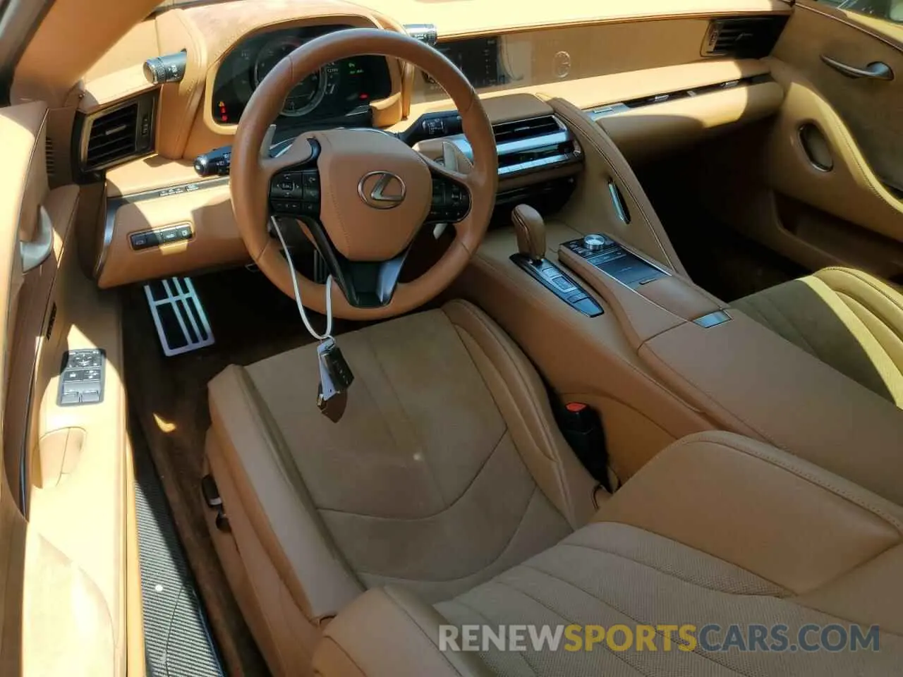 8 Photograph of a damaged car JTHAP5AY8MA100492 LEXUS LC500 2021