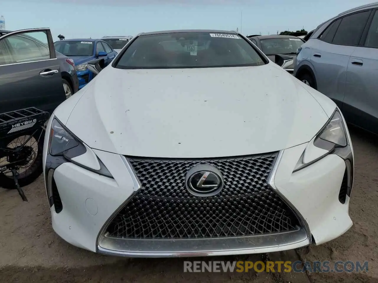 5 Фотография поврежденного автомобиля JTHBP5AY0MA101379 LEXUS LC500 2021