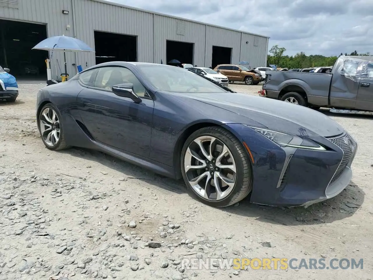4 Фотография поврежденного автомобиля JTHBP5AY2MA100332 LEXUS LC500 2021