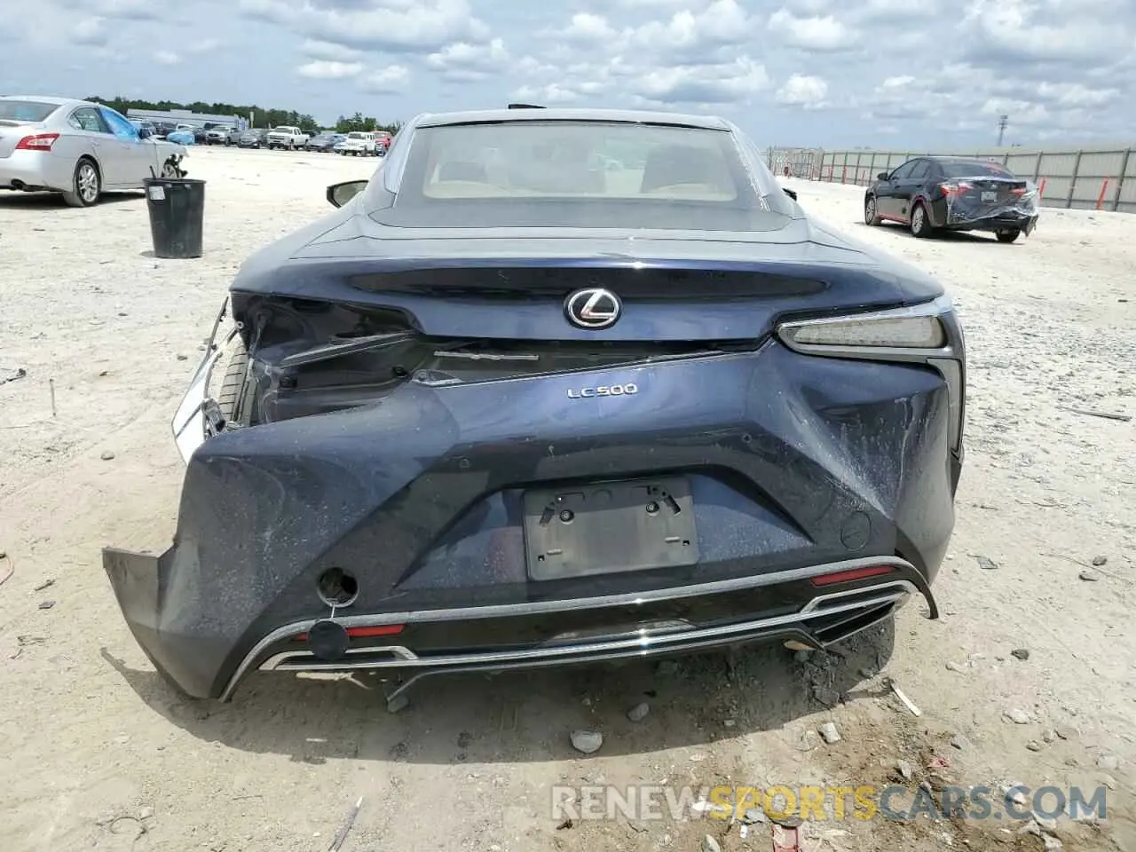 6 Фотография поврежденного автомобиля JTHBP5AY2MA100332 LEXUS LC500 2021