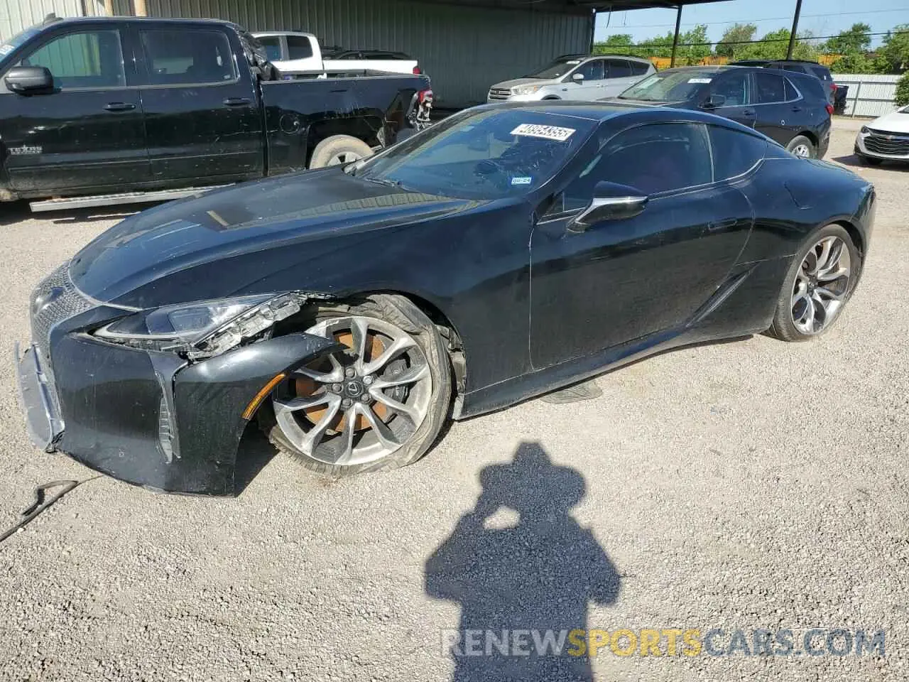 1 Photograph of a damaged car JTHBP5AY5MA101698 LEXUS LC500 2021