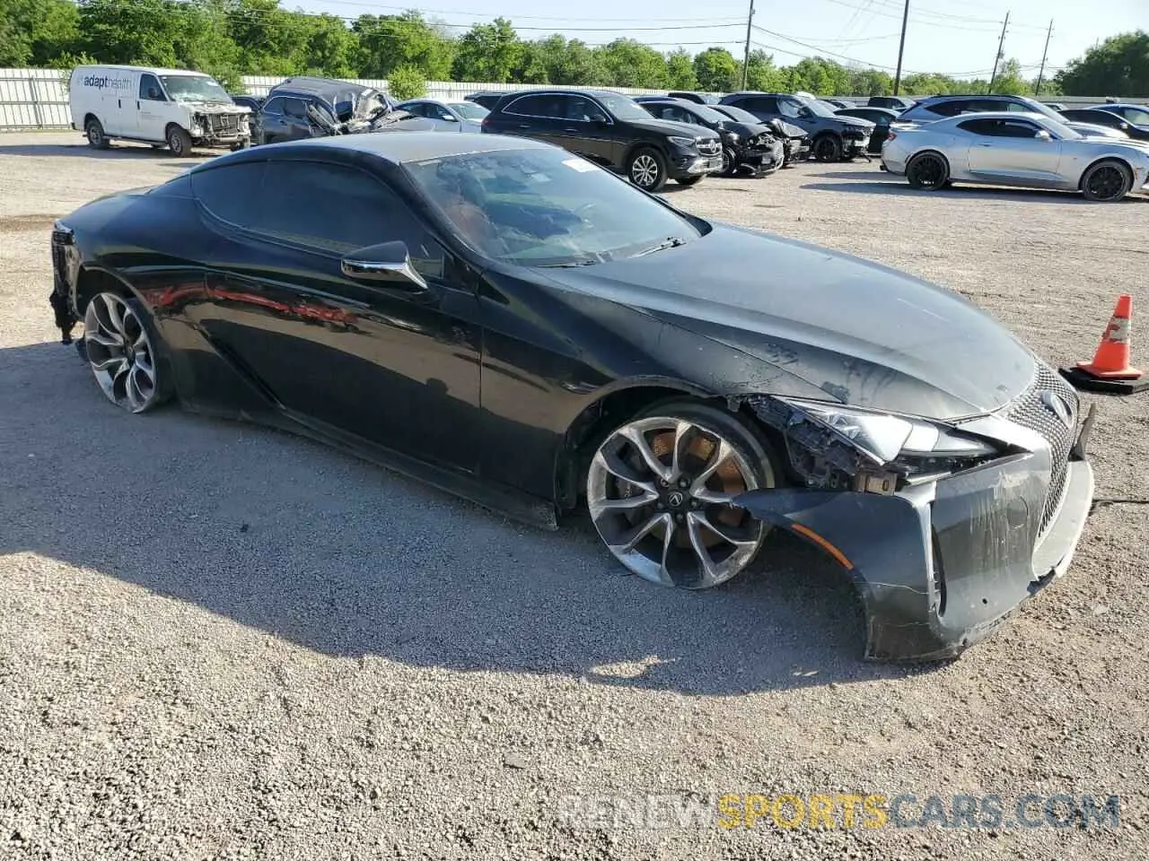 4 Photograph of a damaged car JTHBP5AY5MA101698 LEXUS LC500 2021