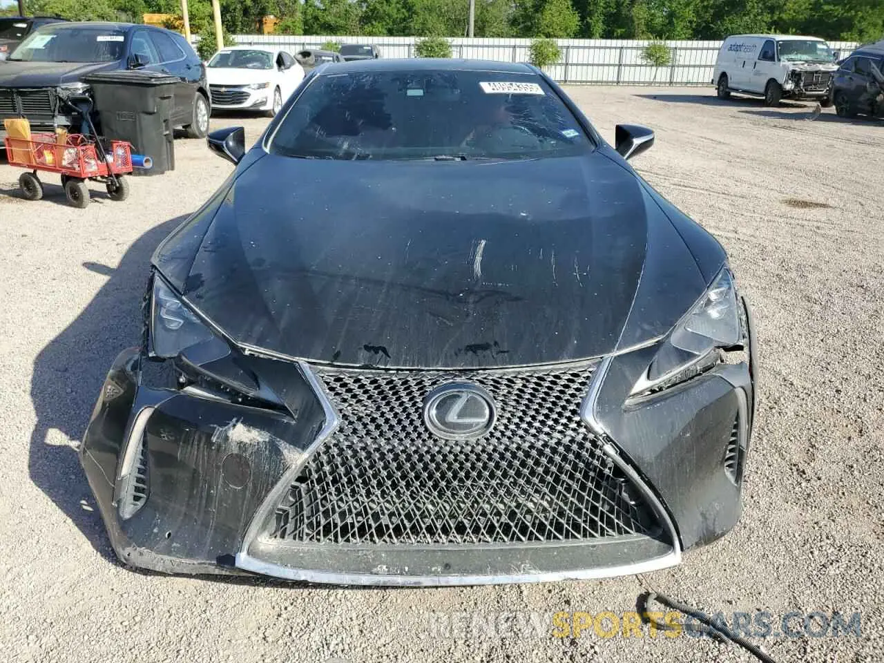 5 Photograph of a damaged car JTHBP5AY5MA101698 LEXUS LC500 2021