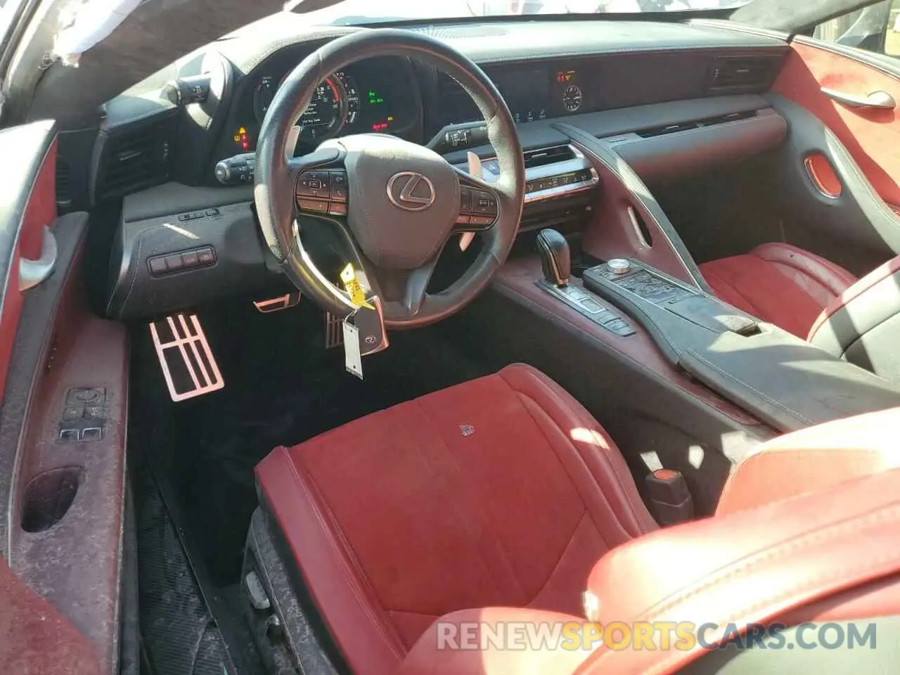 8 Photograph of a damaged car JTHBP5AY5MA101698 LEXUS LC500 2021