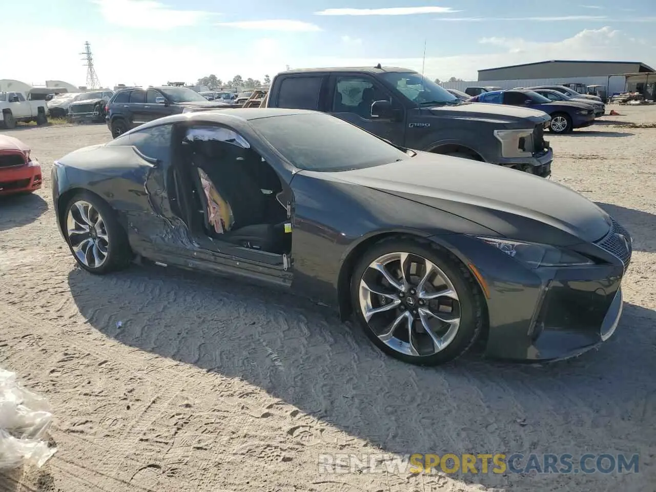 4 Photograph of a damaged car JTHJY5AY9NA002294 LEXUS LC500 2022