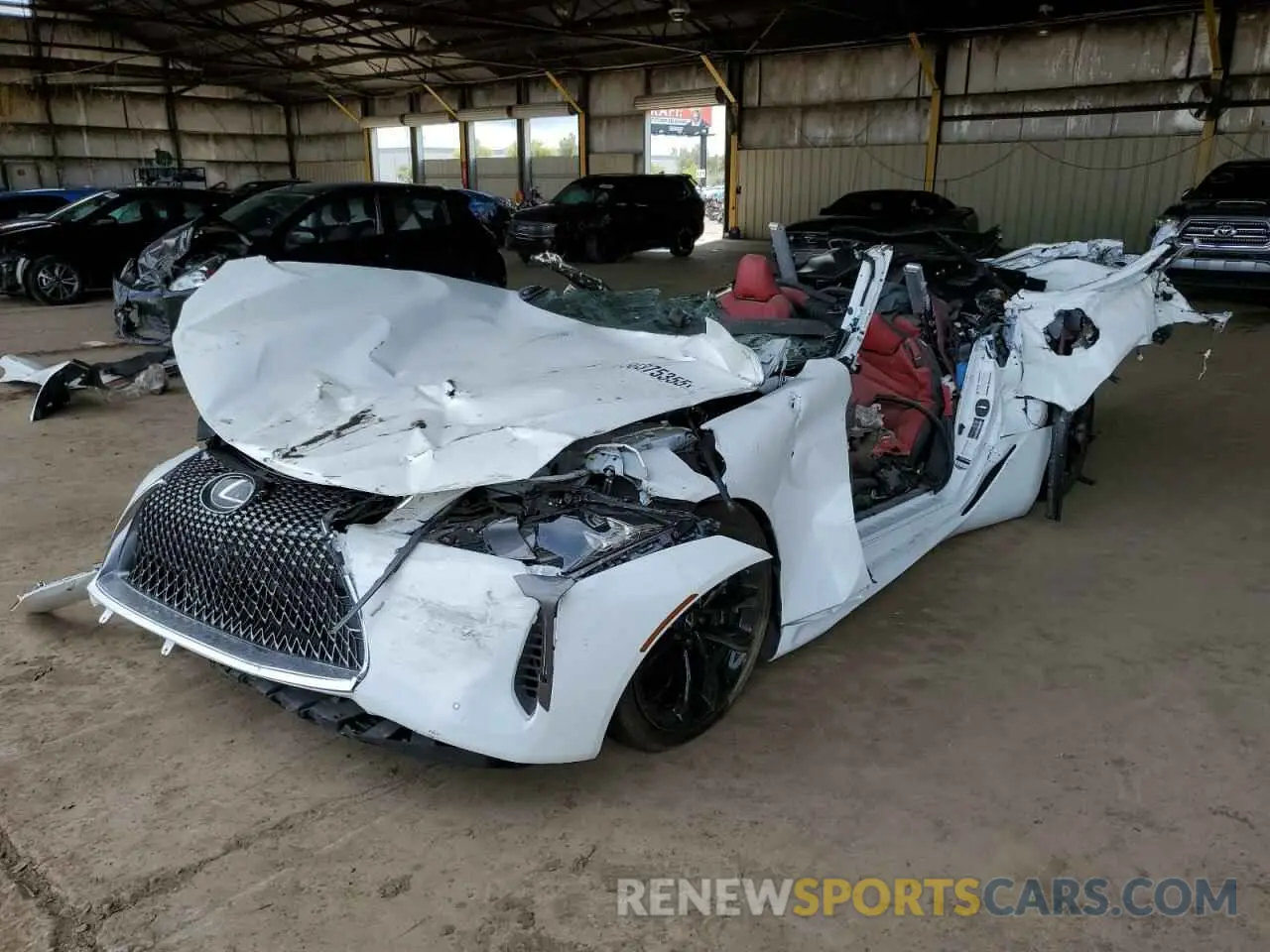 1 Фотография поврежденного автомобиля JTHMPAAY8NA105991 LEXUS LC500 2022