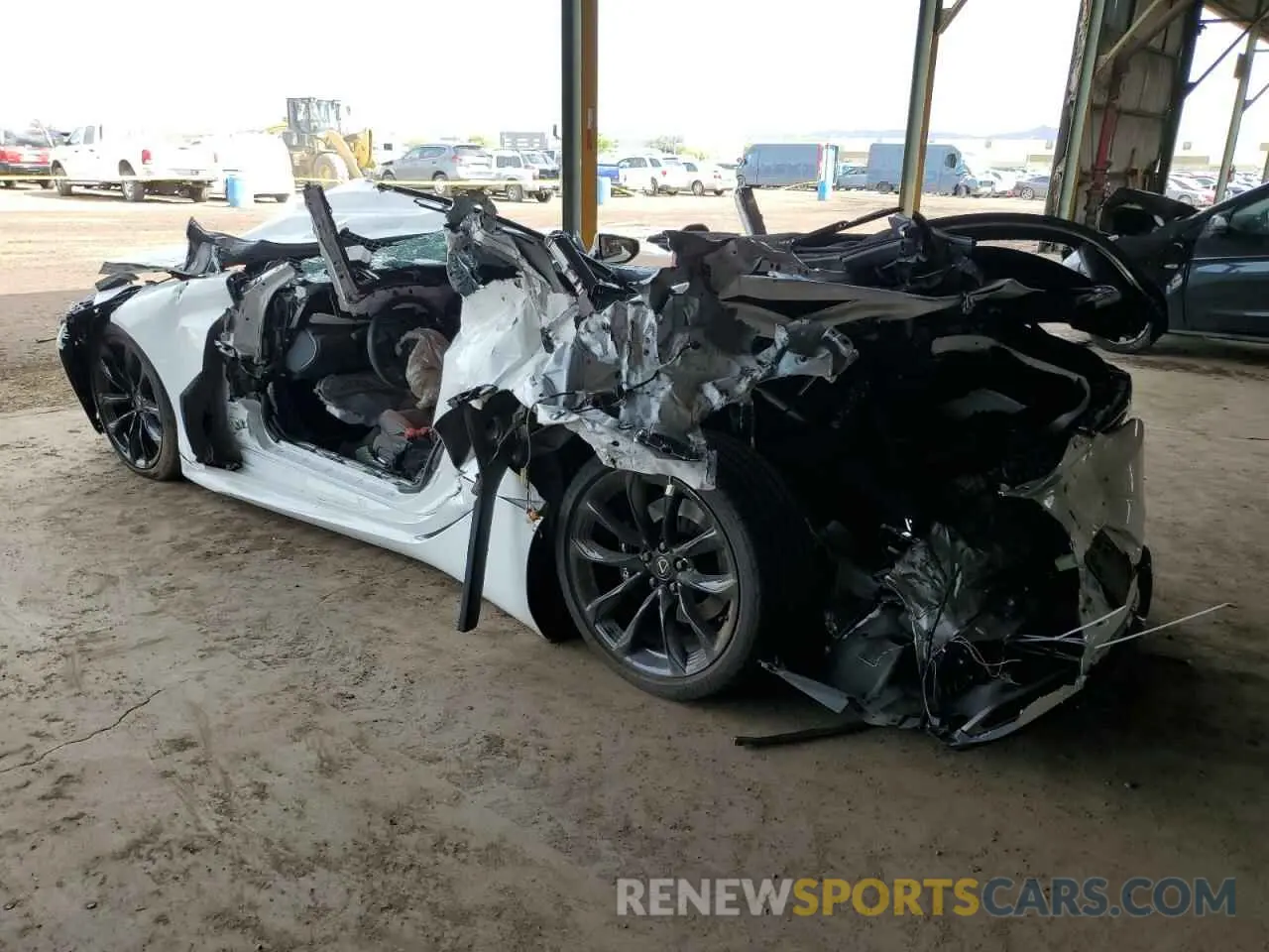 2 Фотография поврежденного автомобиля JTHMPAAY8NA105991 LEXUS LC500 2022