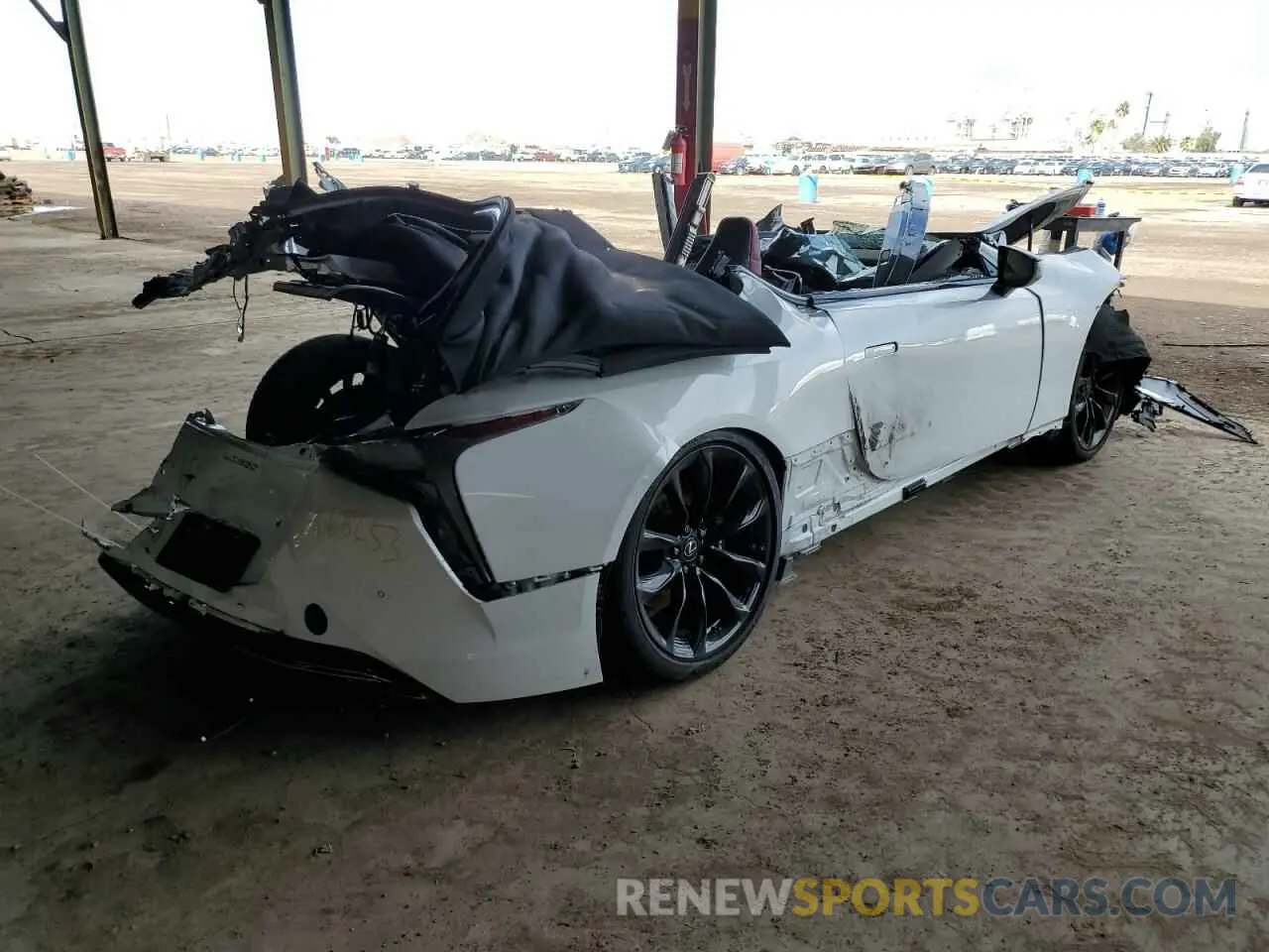 3 Фотография поврежденного автомобиля JTHMPAAY8NA105991 LEXUS LC500 2022