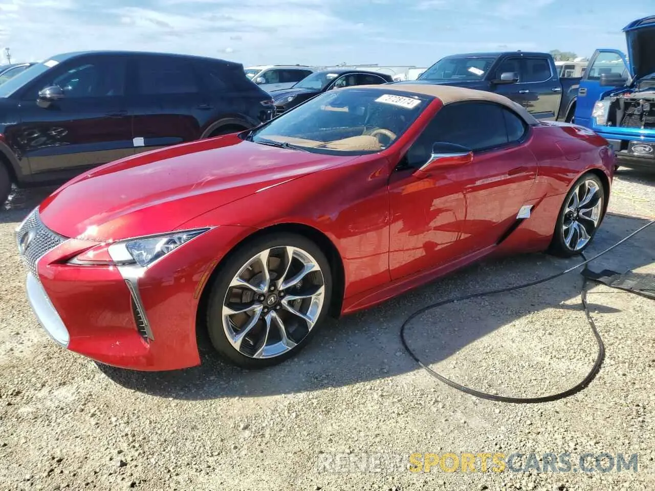 1 Photograph of a damaged car JTHMPAAY0PA107544 LEXUS LC500 2023