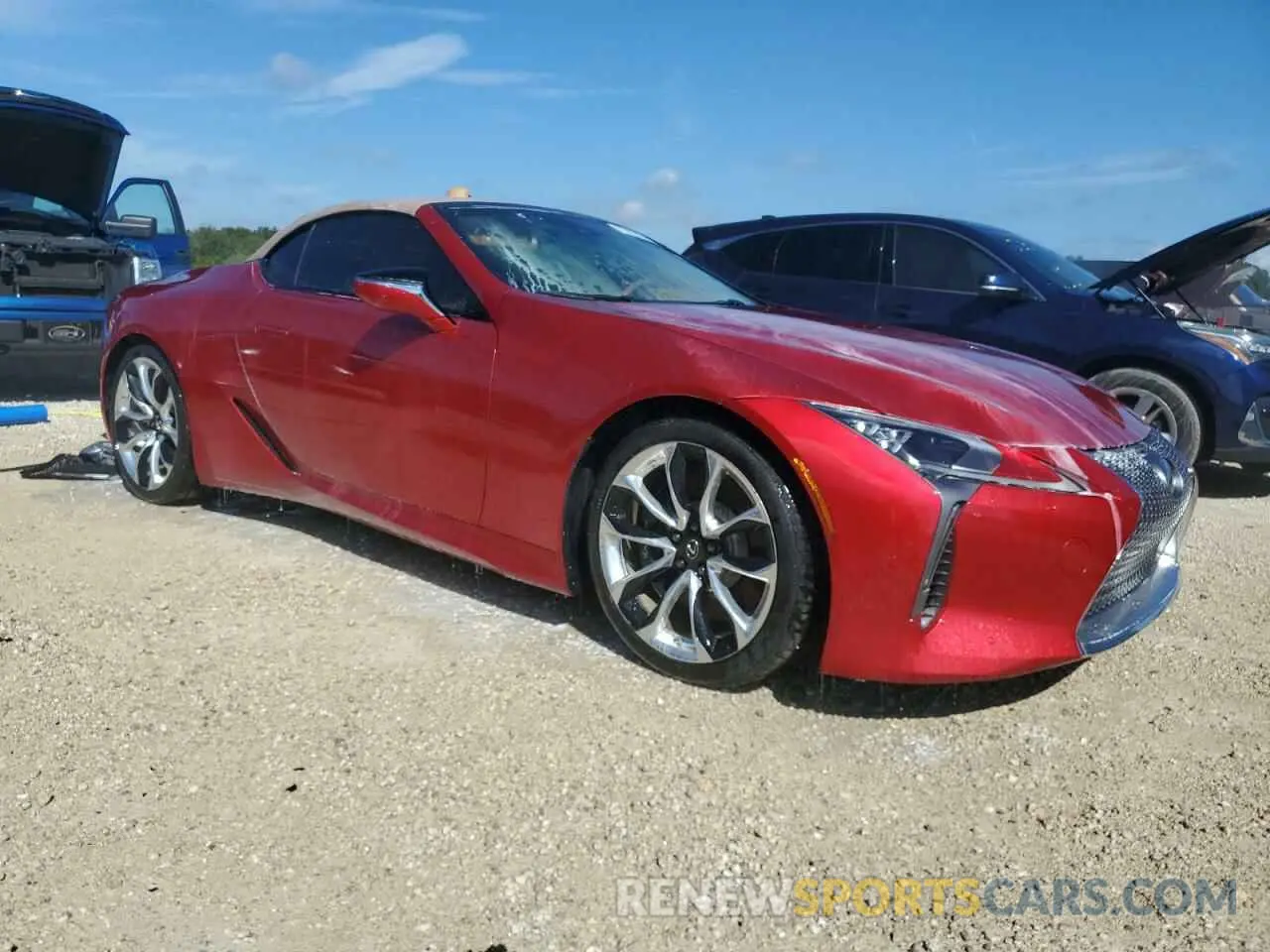 4 Photograph of a damaged car JTHMPAAY0PA107544 LEXUS LC500 2023