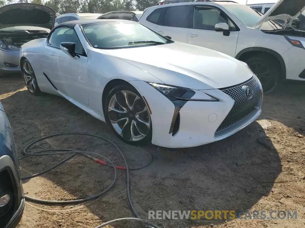 4 Photograph of a damaged car JTHMPAAY4PA106848 LEXUS LC500 2023