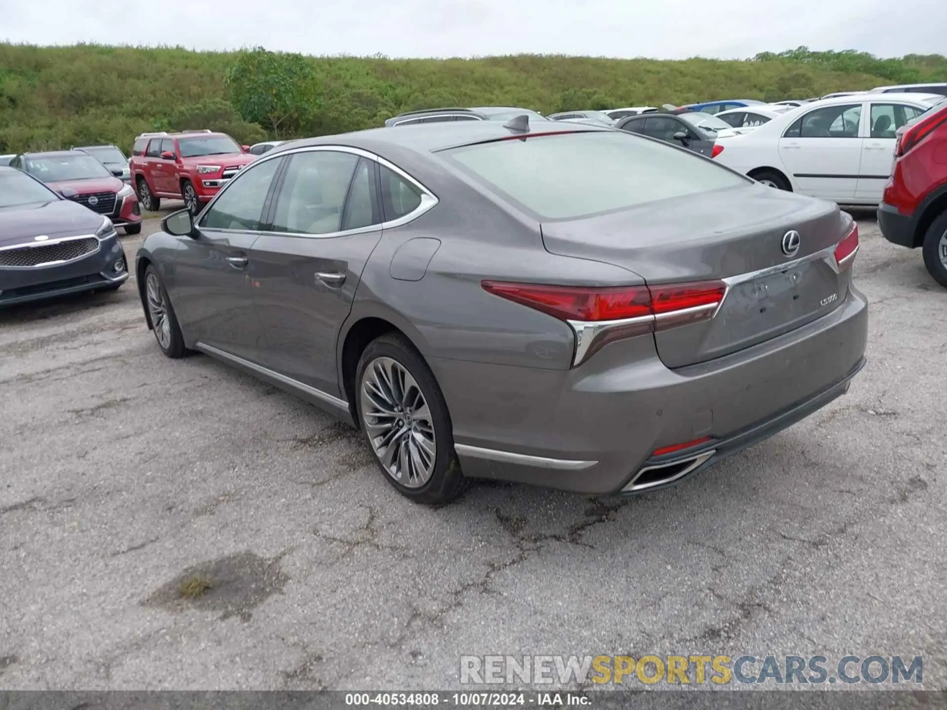 3 Фотография поврежденного автомобиля JTHB51FF3K5010148 LEXUS LS 2019