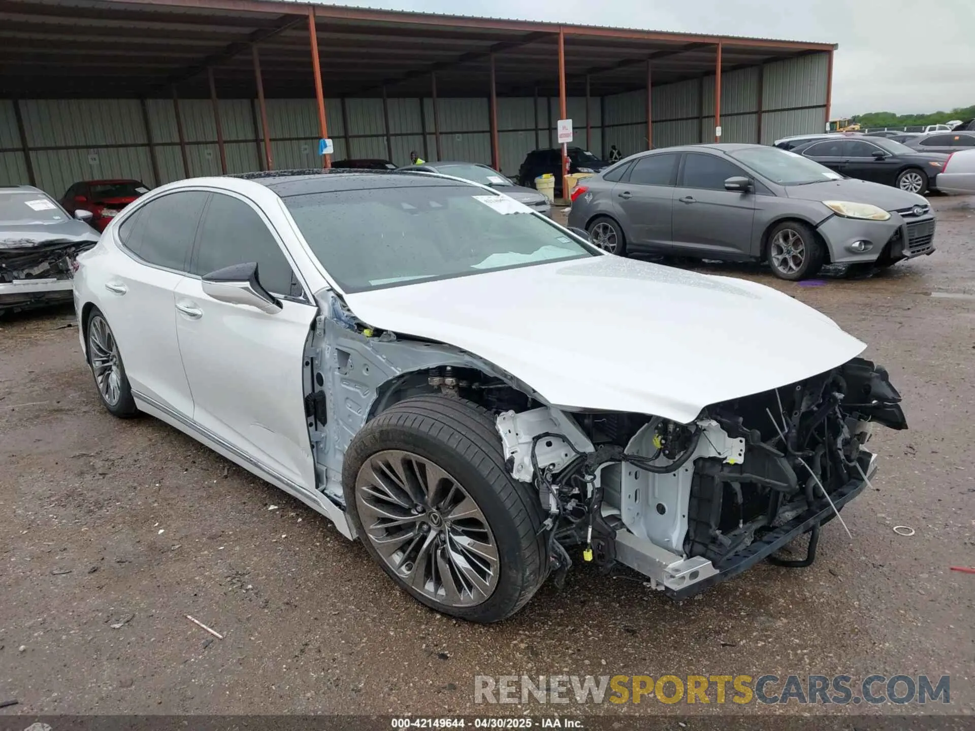 1 Фотография поврежденного автомобиля JTHB5LFF1K5008345 LEXUS LS 500 2019
