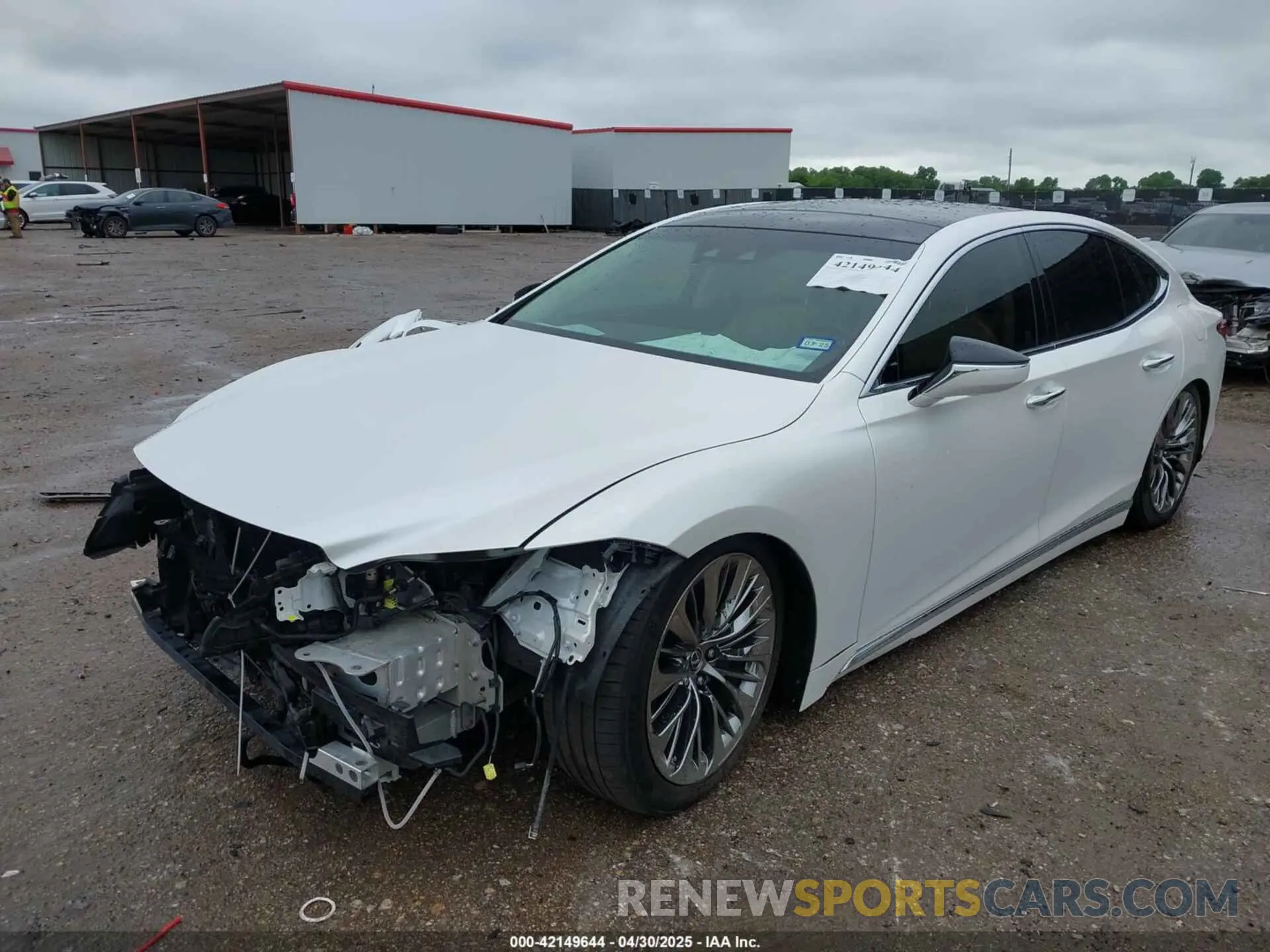 2 Фотография поврежденного автомобиля JTHB5LFF1K5008345 LEXUS LS 500 2019