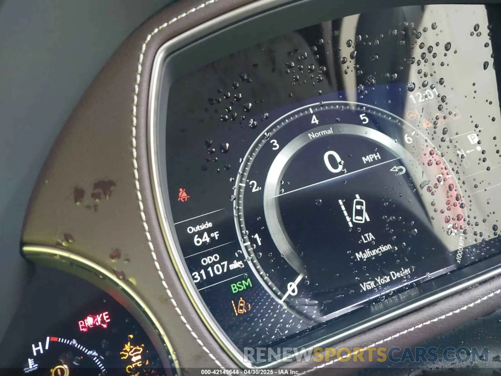7 Фотография поврежденного автомобиля JTHB5LFF1K5008345 LEXUS LS 500 2019